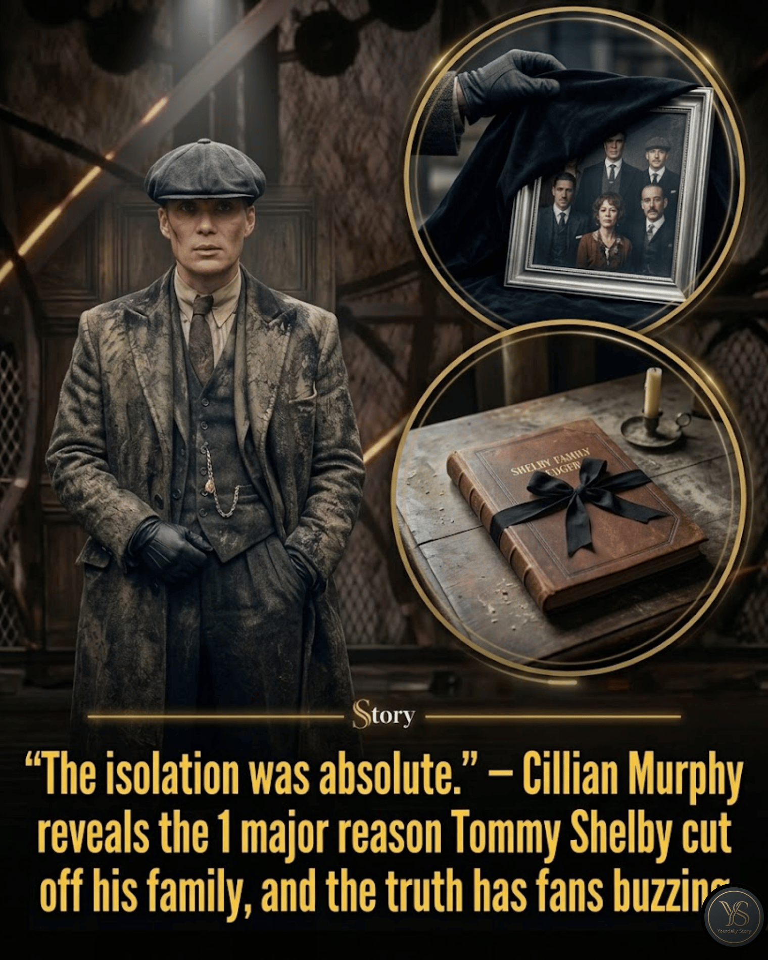 “The isolation was absolute.” — Cillian Murphy reveals the 1 major reason Tommy Shelby cut off his family, and the truth has fans buzzing.
