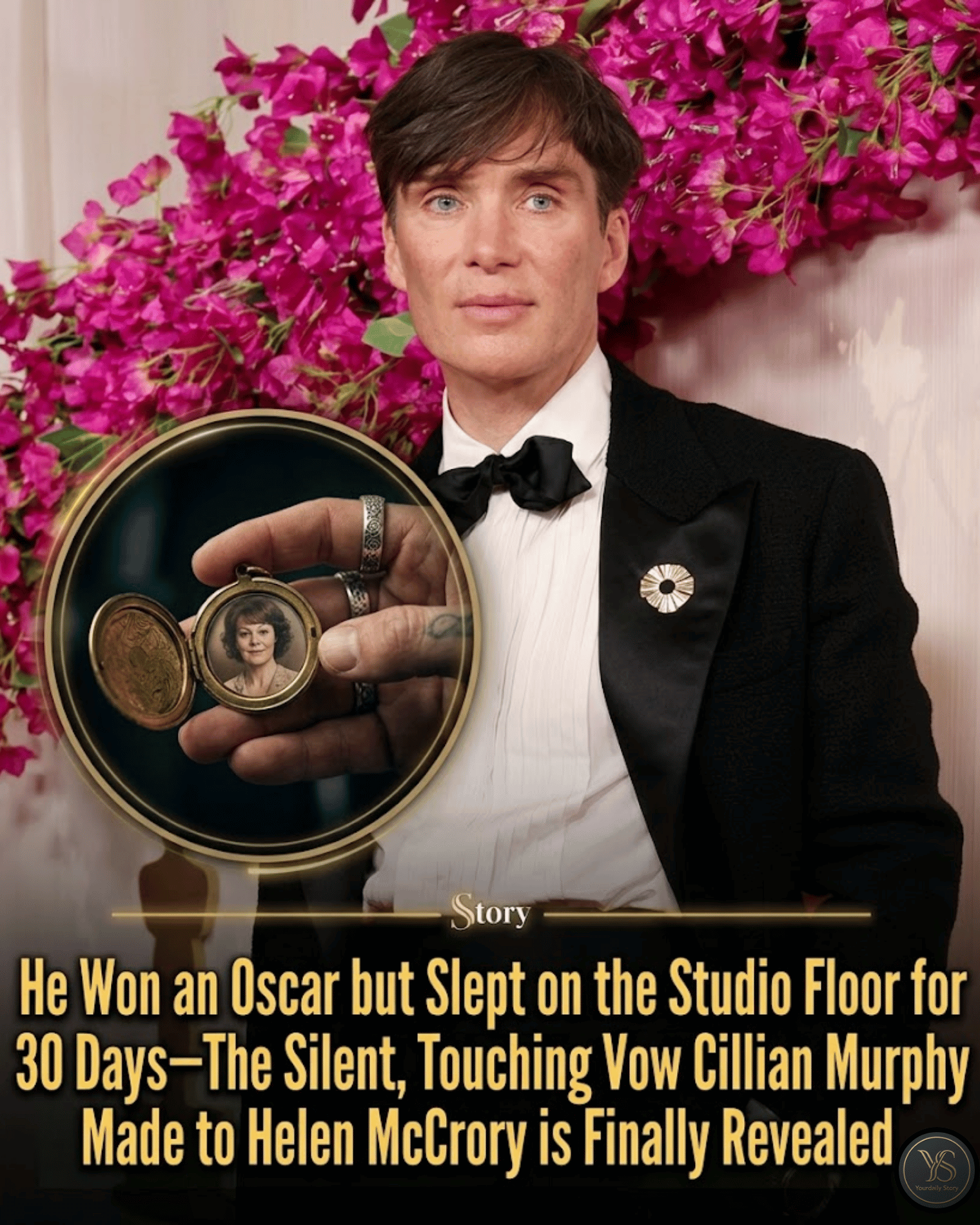 He Won an Oscar but Slept on the Studio Floor for 30 Days—The Silent, Touching Vow Cillian Murphy Made to Helen McCrory is Finally Revealed.
