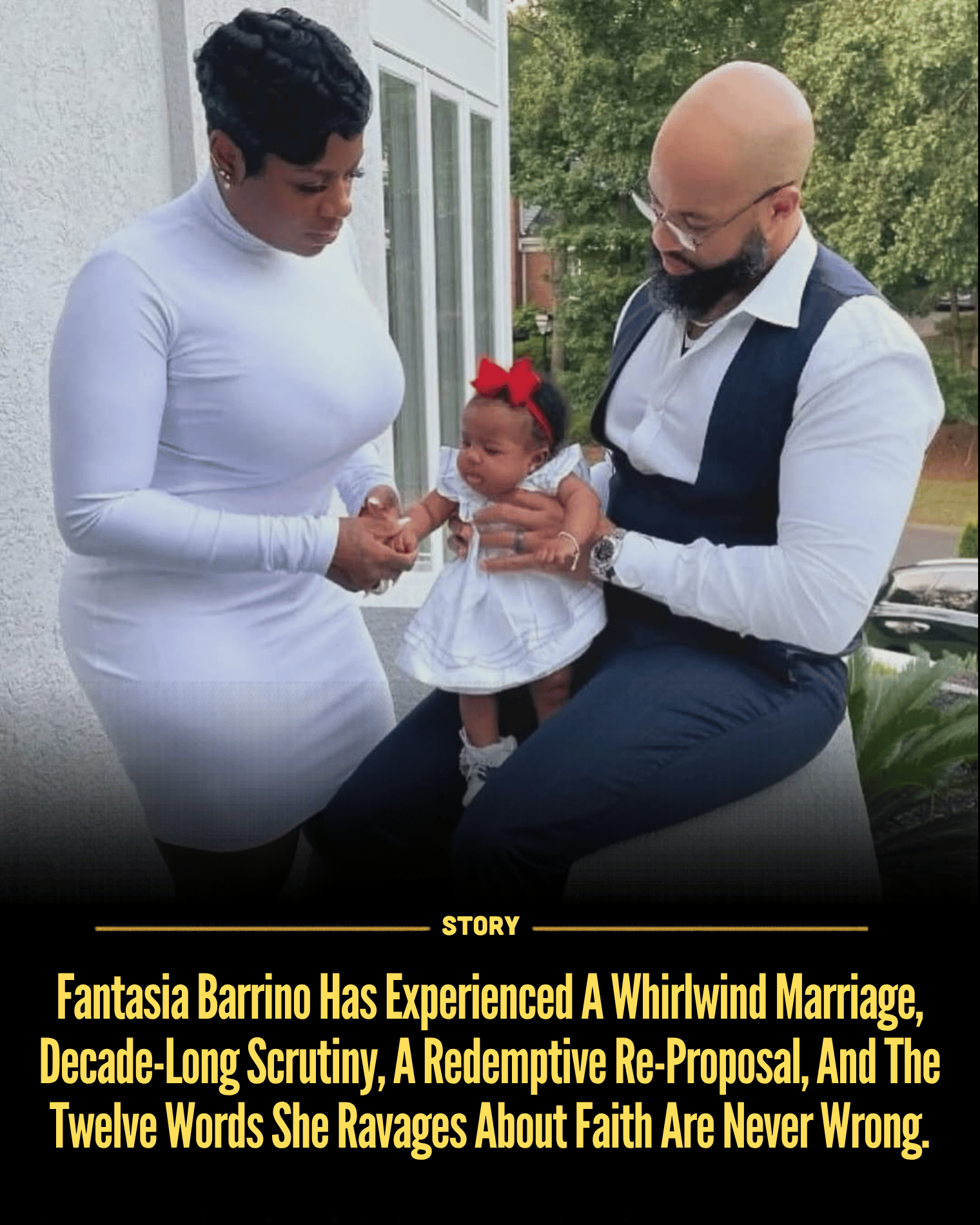 Fantasia Barrino Has Experienced A Whirlwind Marriage, Decade-Long Scrutiny, A Redemptive Re-Proposal, And The Twelve Words She Ravages About Faith Are Never Wrong.