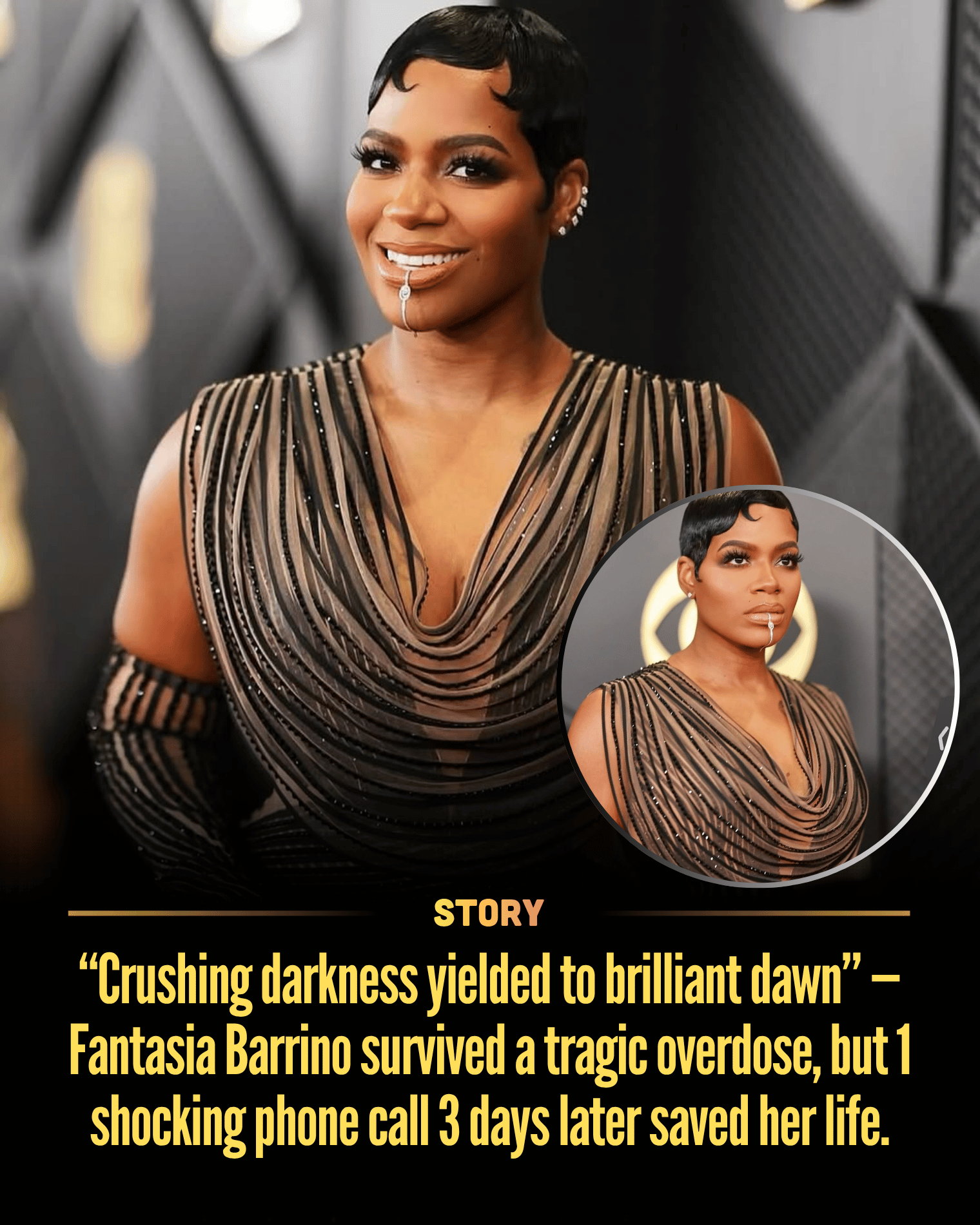 “Crushing darkness yielded to brilliant dawn” — Fantasia Barrino survived a tragic overdose, but 1 shocking phone call 3 days later saved her life.