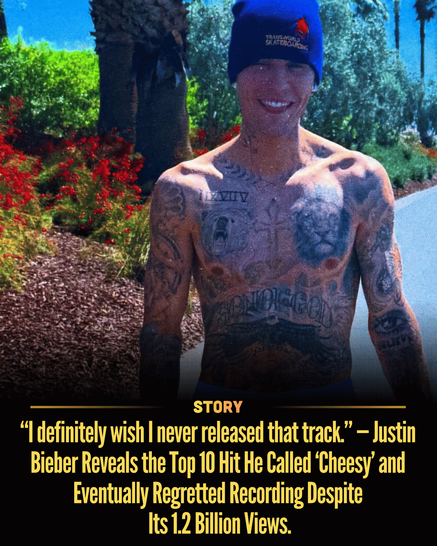 “I definitely wish I never released that track.” — Justin Bieber Reveals the Top 10 Hit He Called ‘Cheesy’ and Eventually Regretted Recording Despite Its 1.2 Billion Views.