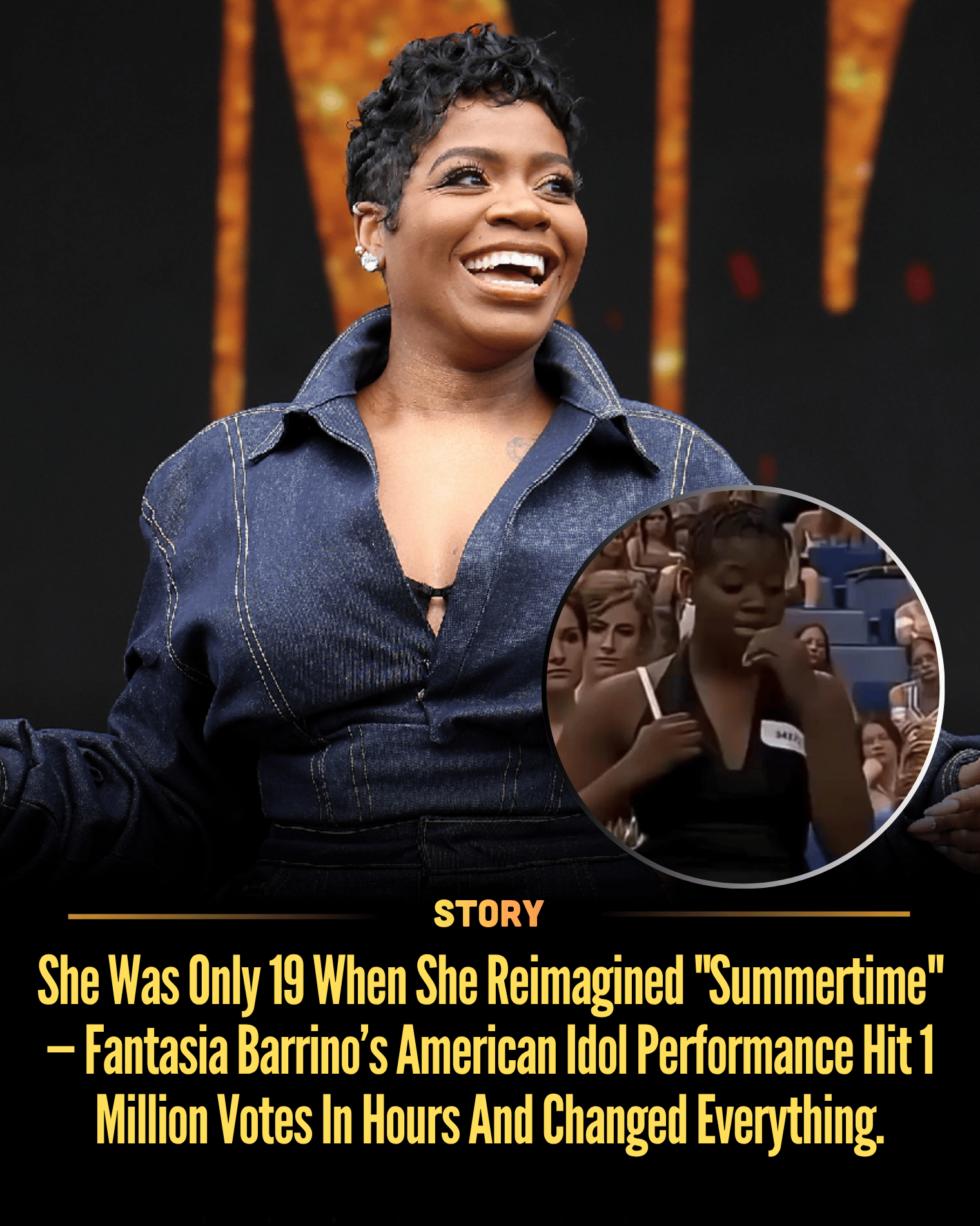 She Was Only 19 When She Reimagined “Summertime” — Fantasia Barrino’s American Idol Performance Hit 1 Million Votes In Hours And Changed Everything.