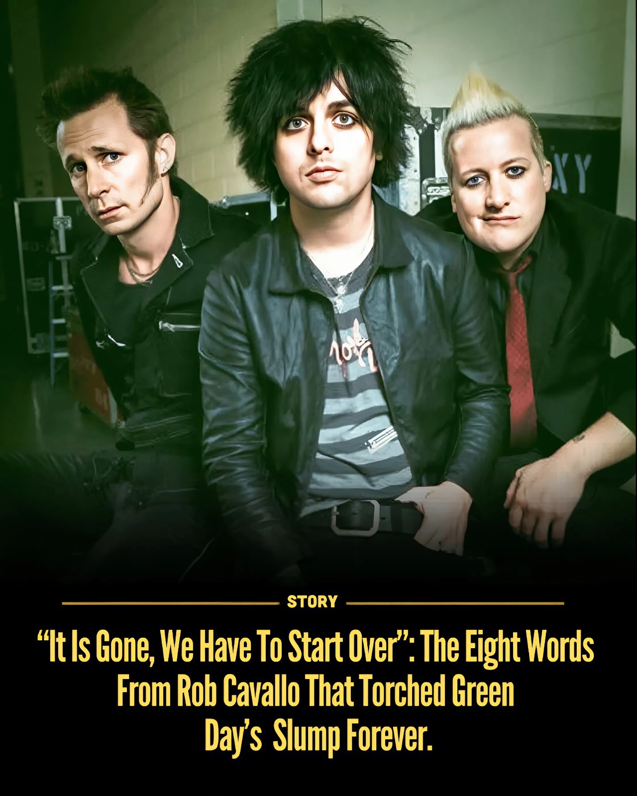 “It Is Gone, We Have To Start Over”: The Eight Words From Rob Cavallo That Torched Green Day’s Slump Forever.