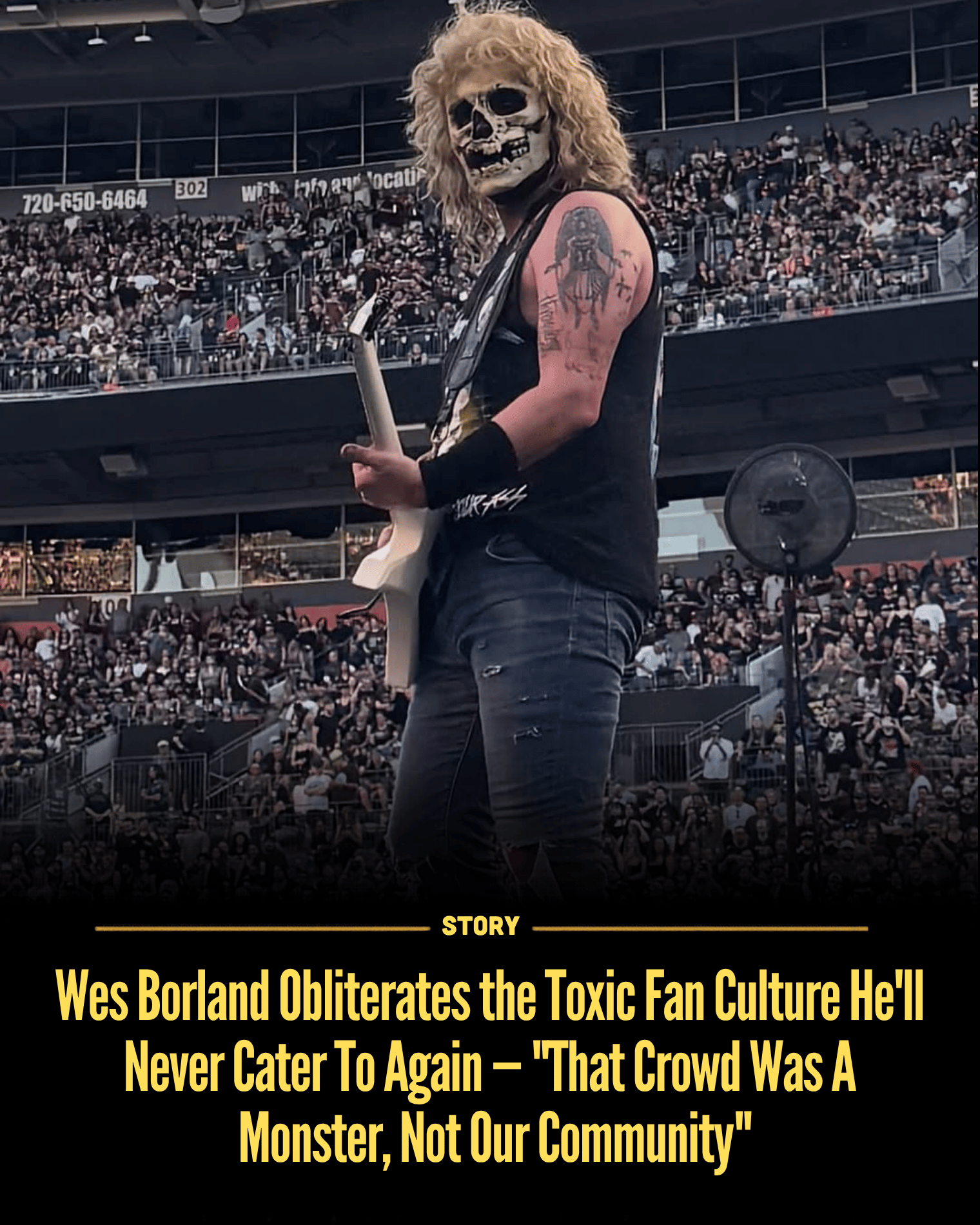 Wes Borland Obliterates the Toxic Fan Culture He’ll Never Cater To Again — “That Crowd Was A Monster, Not Our Community”