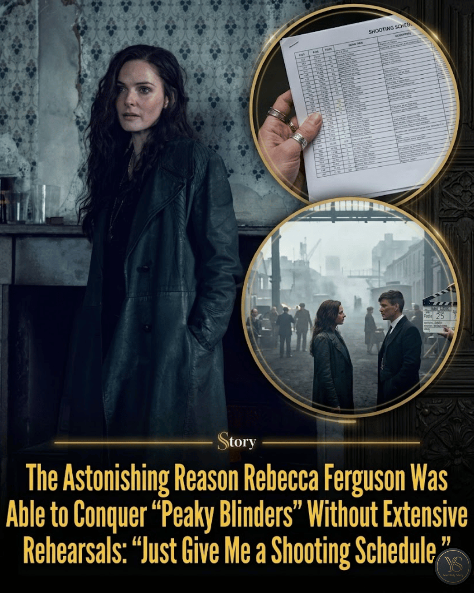 The Astonishing Reason Rebecca Ferguson Was Able to Conquer “Peaky Blinders” Without Extensive Rehearsals: “Just Give Me a Shooting Schedule.”
