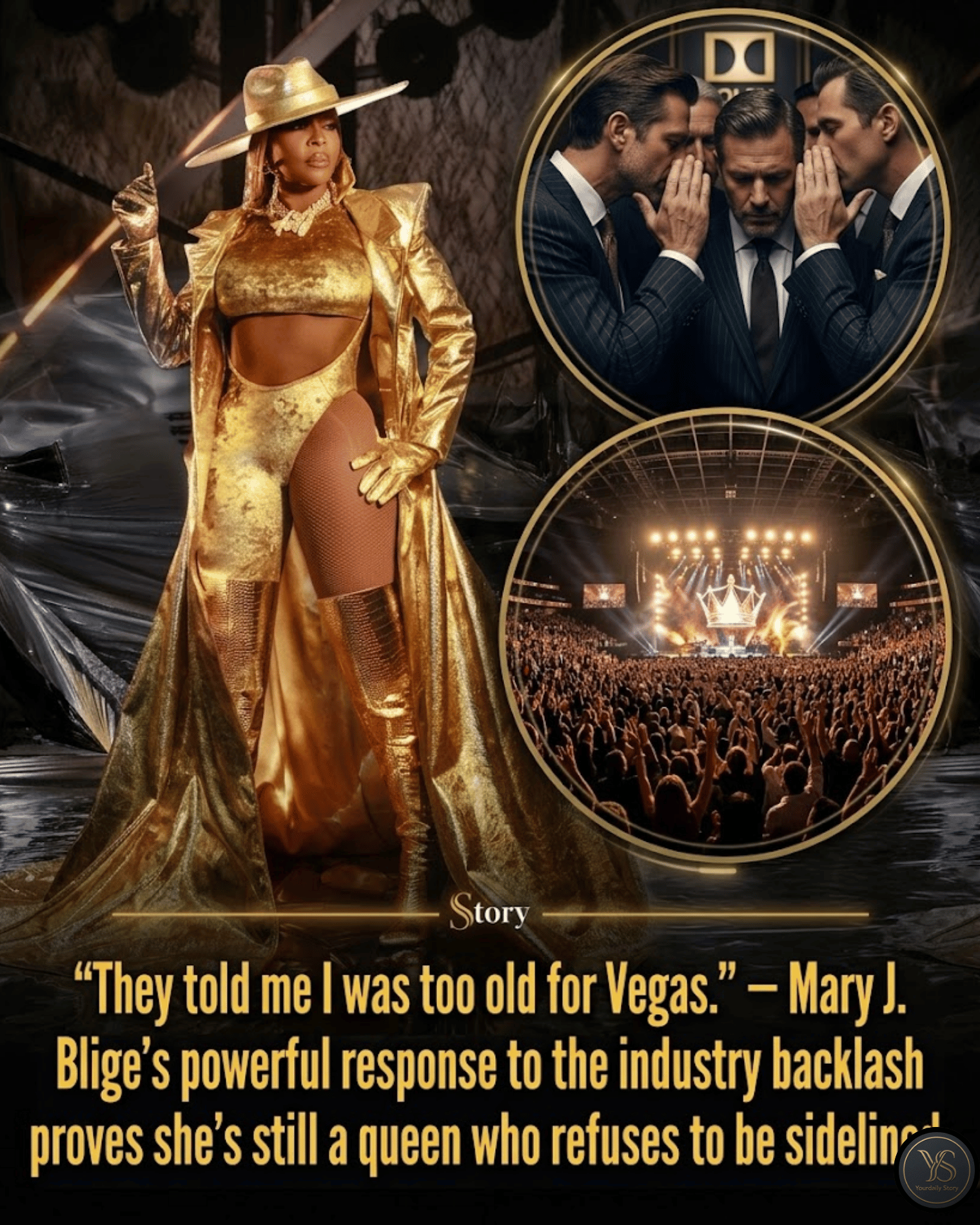 “They told me I was too old for Vegas.” — Mary J. Blige’s powerful response to the industry backlash proves she’s still a queen who refuses to be sidelined.