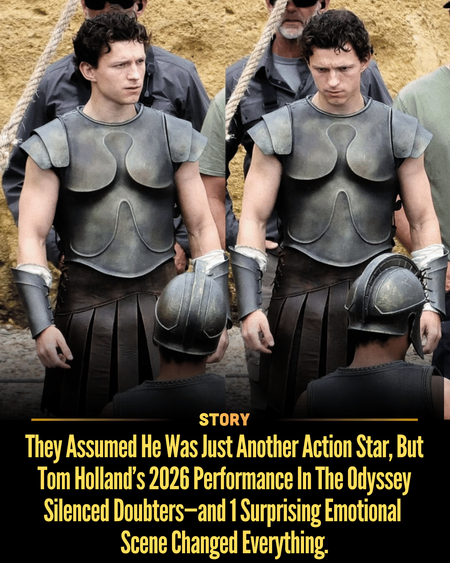 They Assumed He Was Just Another Action Star, But Tom Holland’s 2026 Performance In The Odyssey Silenced Doubters—and 1 Surprising Emotional Scene Changed Everything.