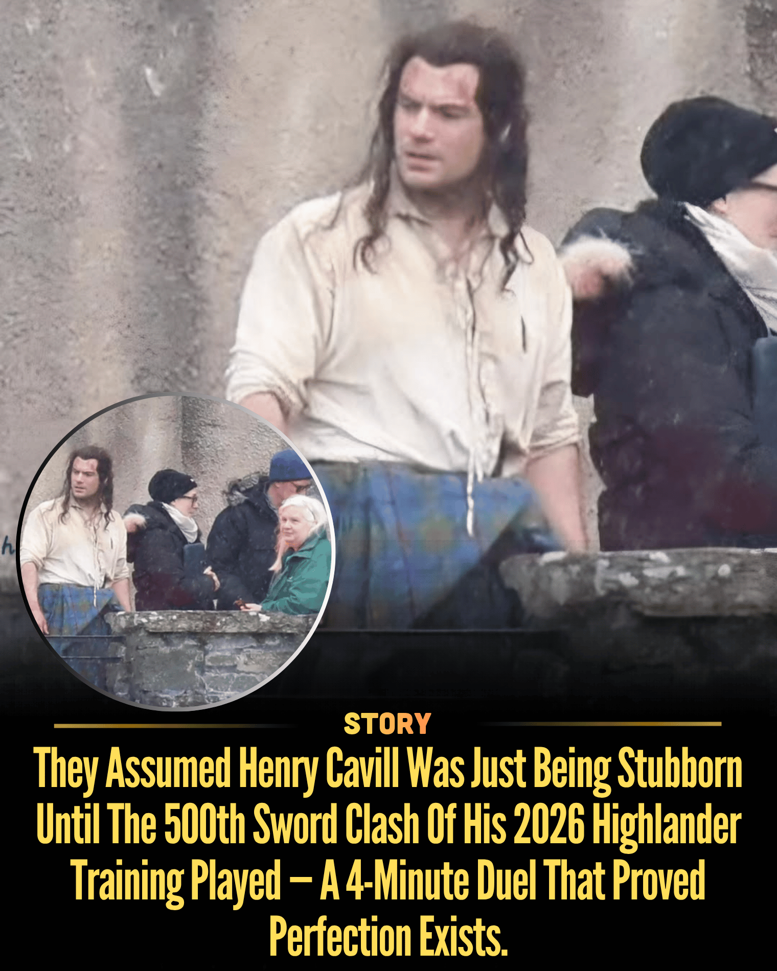 They Assumed Henry Cavill Was Just Being Stubborn Until The 500th Sword Clash Of His 2026 Highlander Training Played — A 4-Minute Duel That Proved Perfection Exists.