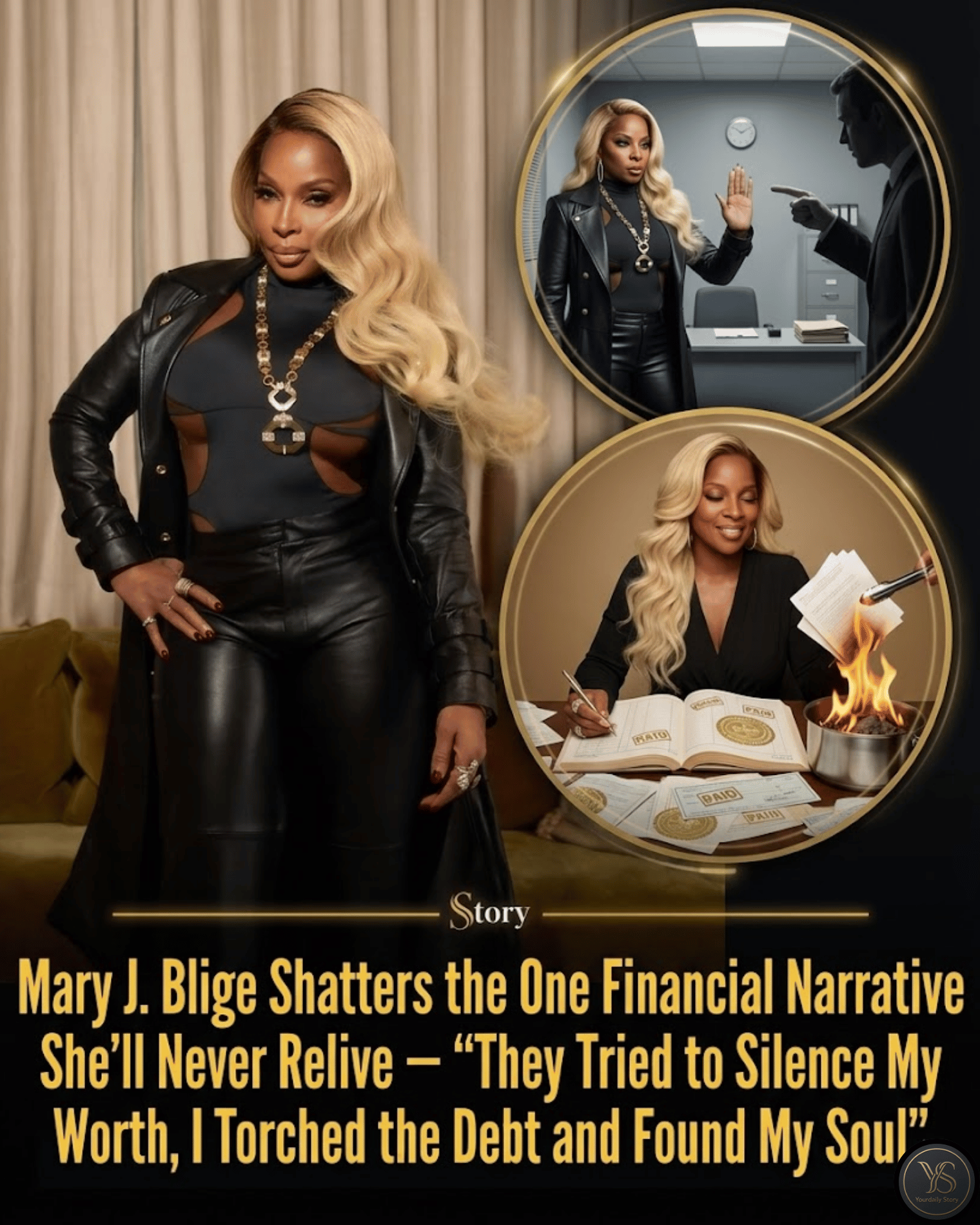 Mary J. Blige Shatters the One Financial Narrative She’ll Never Relive — “They Tried to Silence My Worth, I Torched the Debt and Found My Soul”