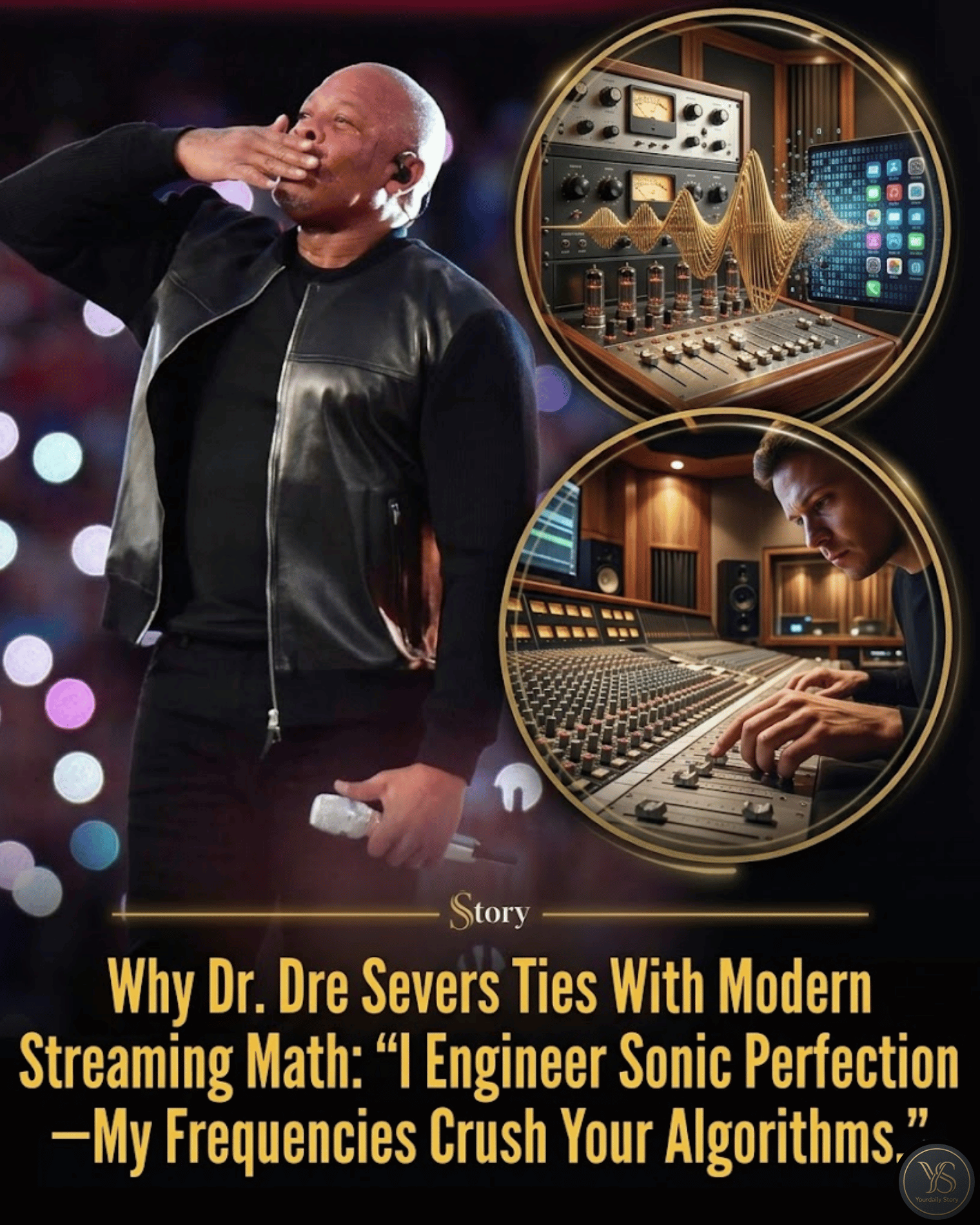Why Dr. Dre Severs Ties With Modern Streaming Math: “I Engineer Sonic Perfection—My Frequencies Crush Your Algorithms.”