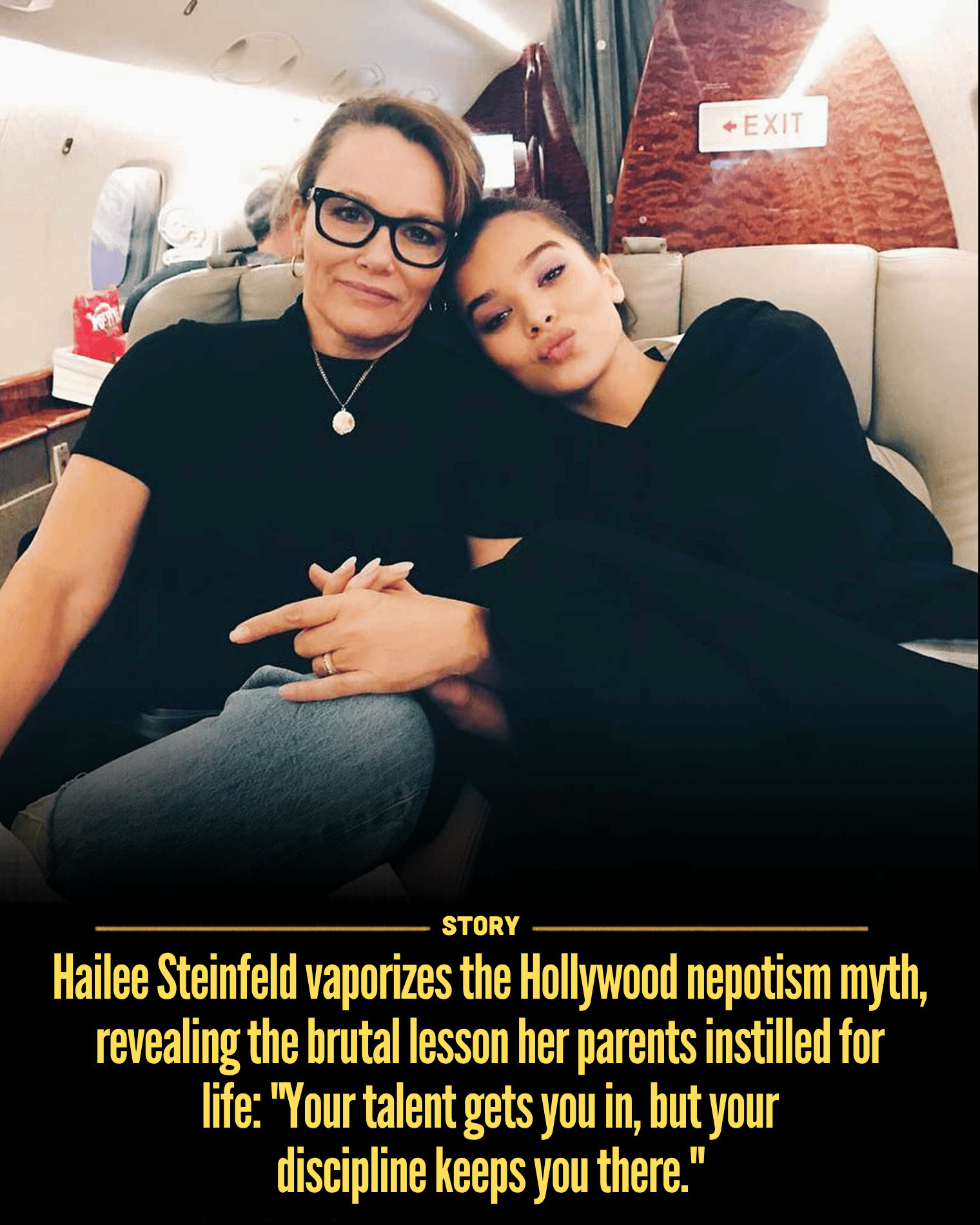 Hailee Steinfeld vaporizes the Hollywood nepotism myth, revealing the brutal lesson her parents instilled for life: “Your talent gets you in, but your discipline keeps you there.”