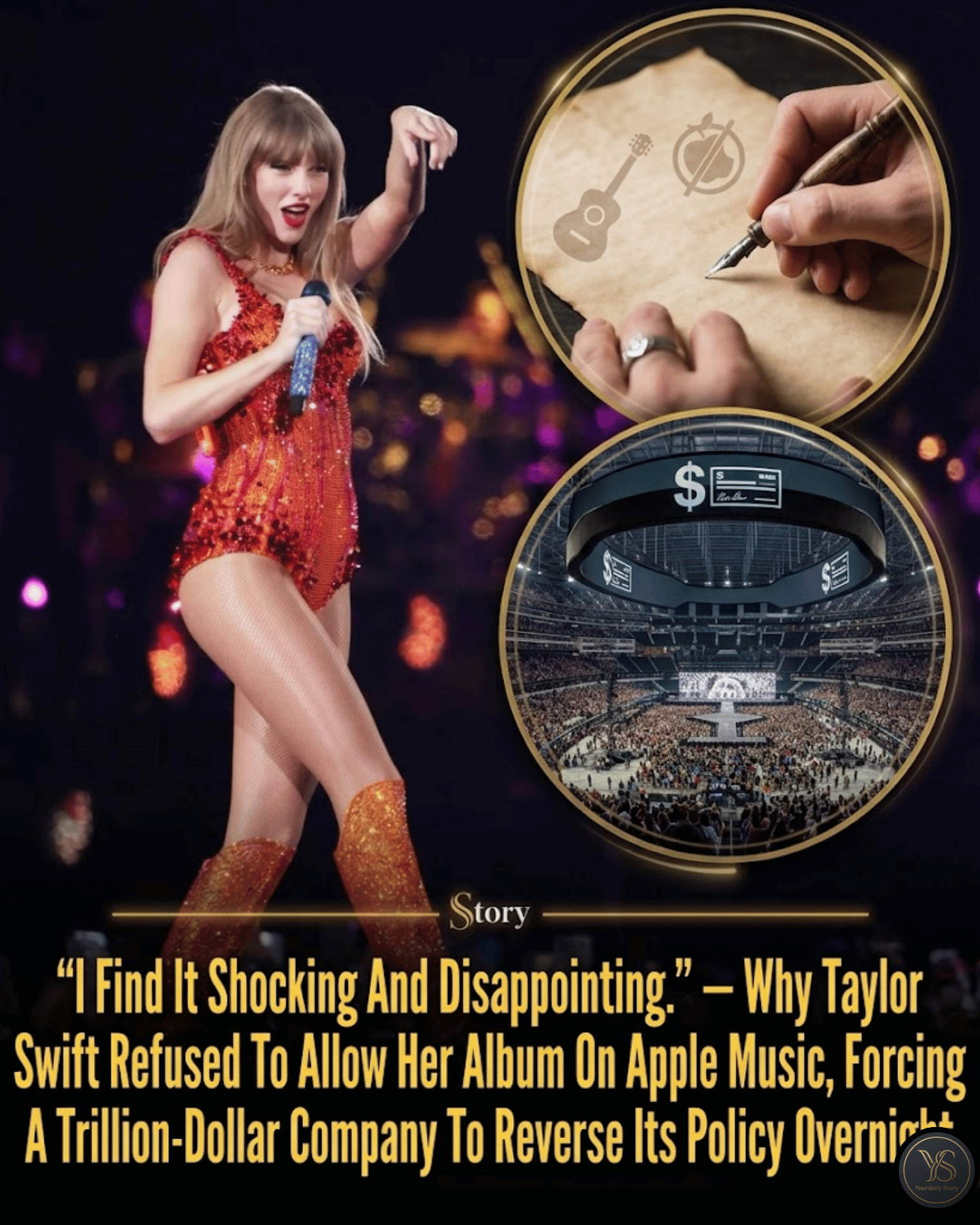 “I Find It Shocking And Disappointing.” — Why Taylor Swift Refused To Allow Her Album On Apple Music, Forcing A Trillion-Dollar Company To Reverse Its Policy Overnight.