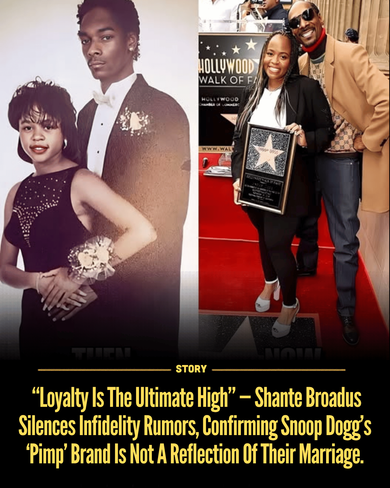 “Loyalty Is The Ultimate High” — Shante Broadus Silences Infidelity Rumors, Confirming Snoop Dogg’s ‘Pimp’ Brand Is Not A Reflection Of Their Marriage.