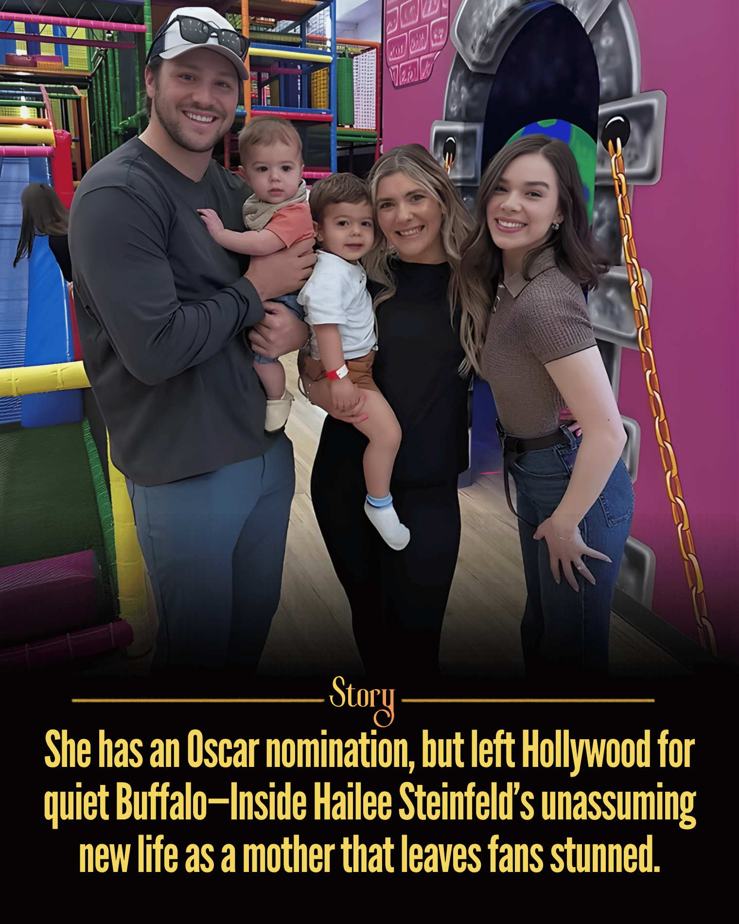 She has an Oscar nomination, but left Hollywood for quiet Buffalo—Inside Hailee Steinfeld’s unassuming new life as a mother that leaves fans stunned.