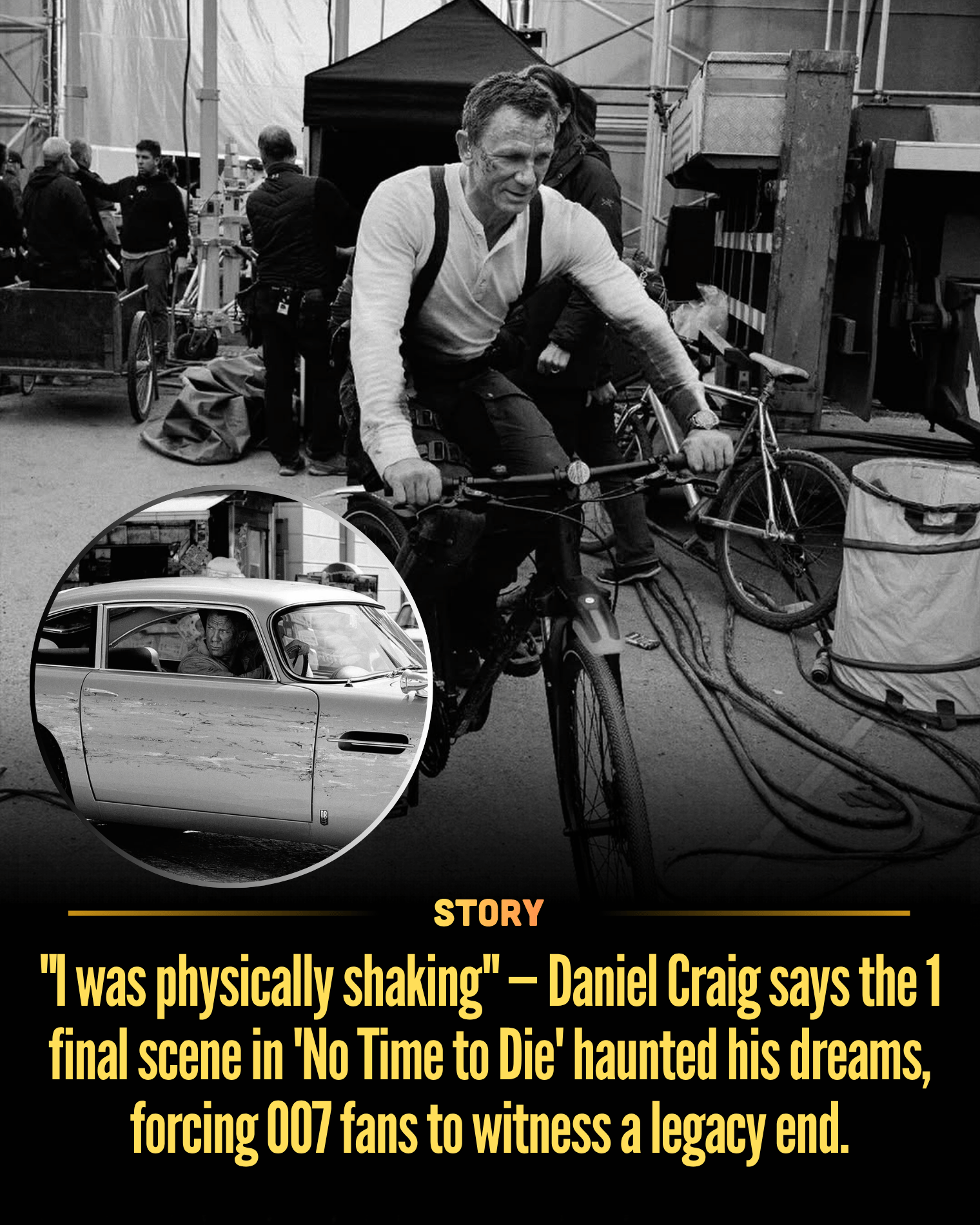 “I was physically shaking” — Daniel Craig says the 1 final scene in ‘No Time to Die’ haunted his dreams, forcing 007 fans to witness a legacy end.