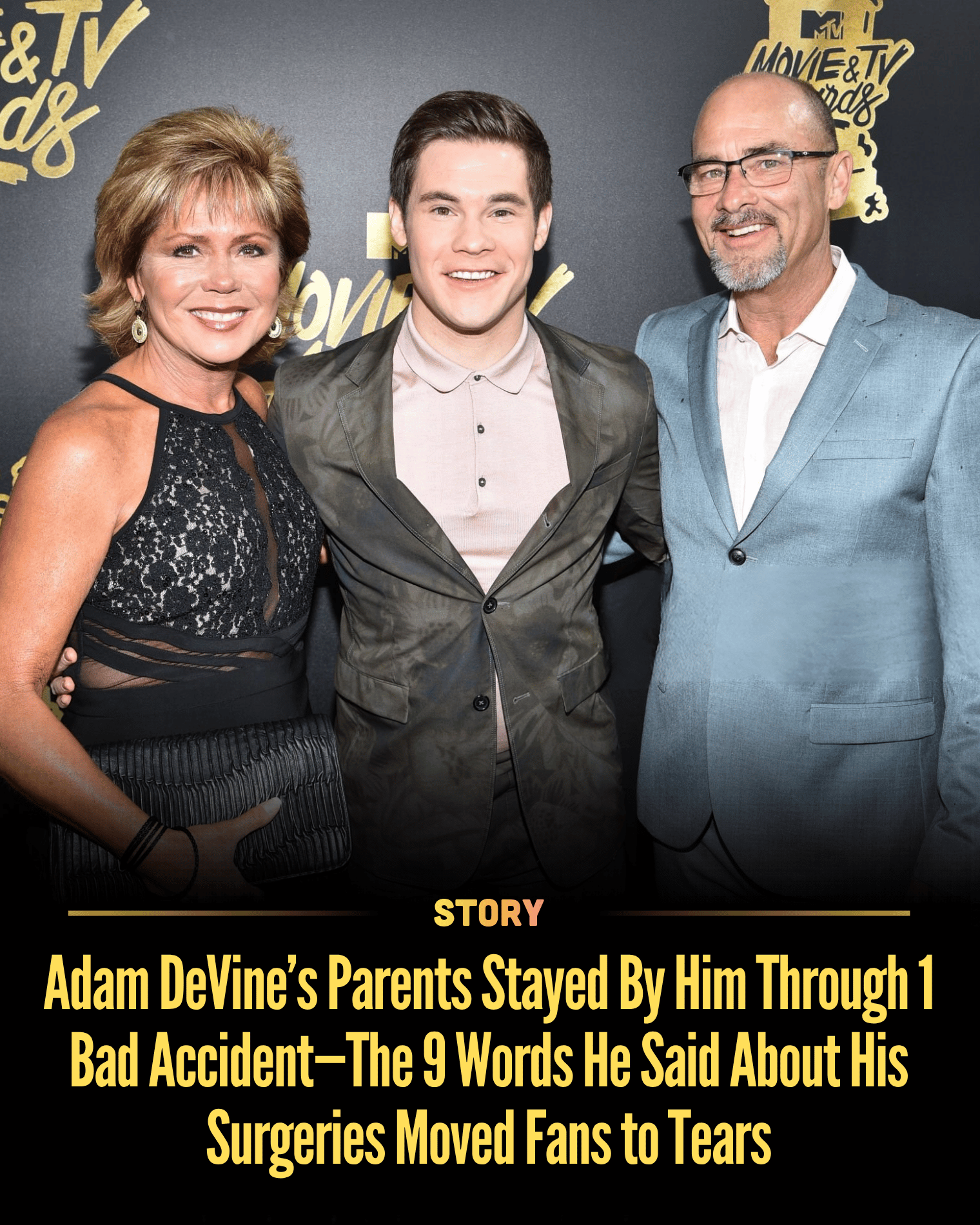 Adam DeVine’s Parents Stayed By Him Through 1 Bad Accident—The 9 Words He Said About His Surgeries Moved Fans to Tears