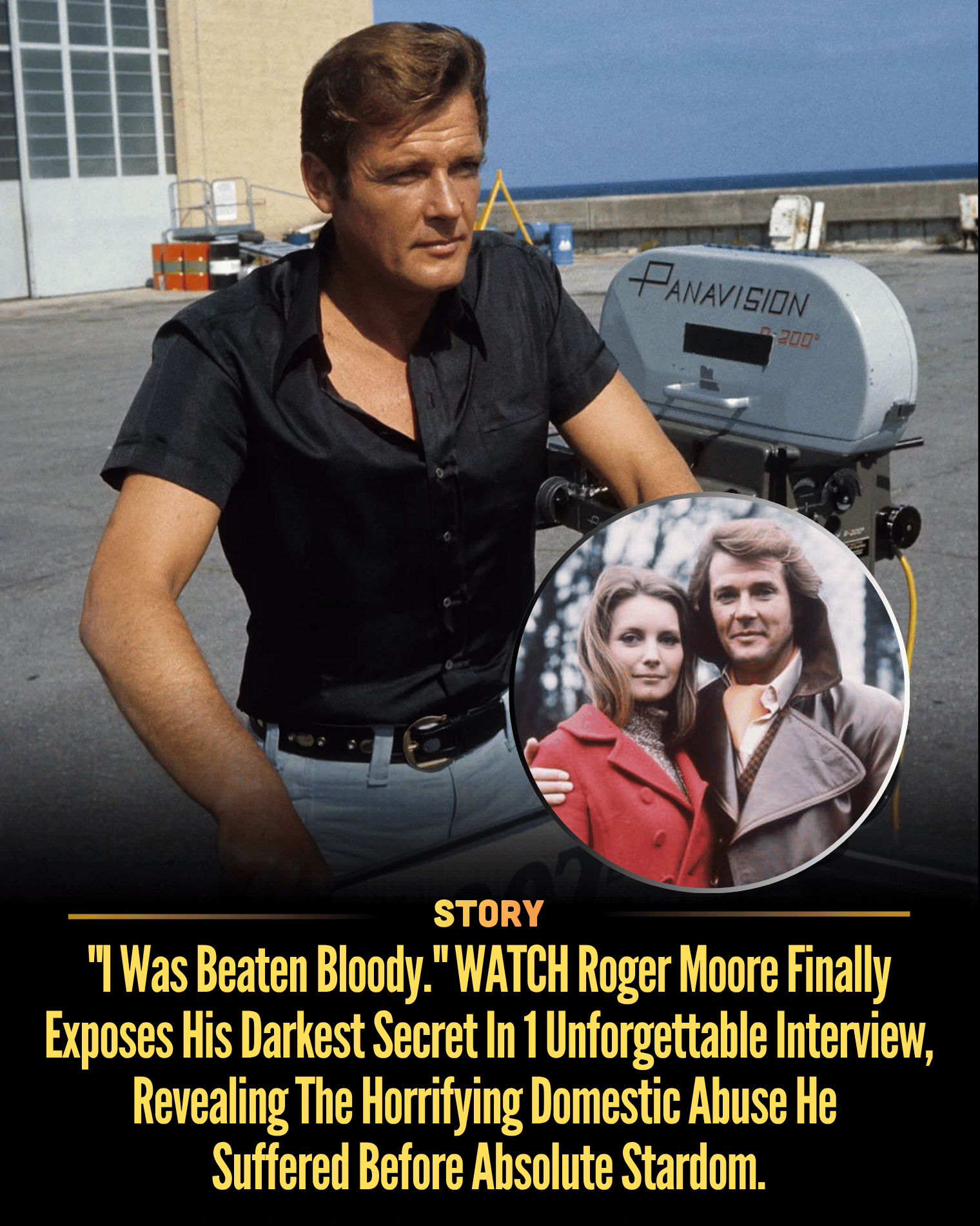 “I Was Beaten Bloody.” WATCH Roger Moore Finally Exposes His Darkest Secret In 1 Unforgettable Interview, Revealing The Horrifying Domestic Abuse He Suffered Before Absolute Stardom.