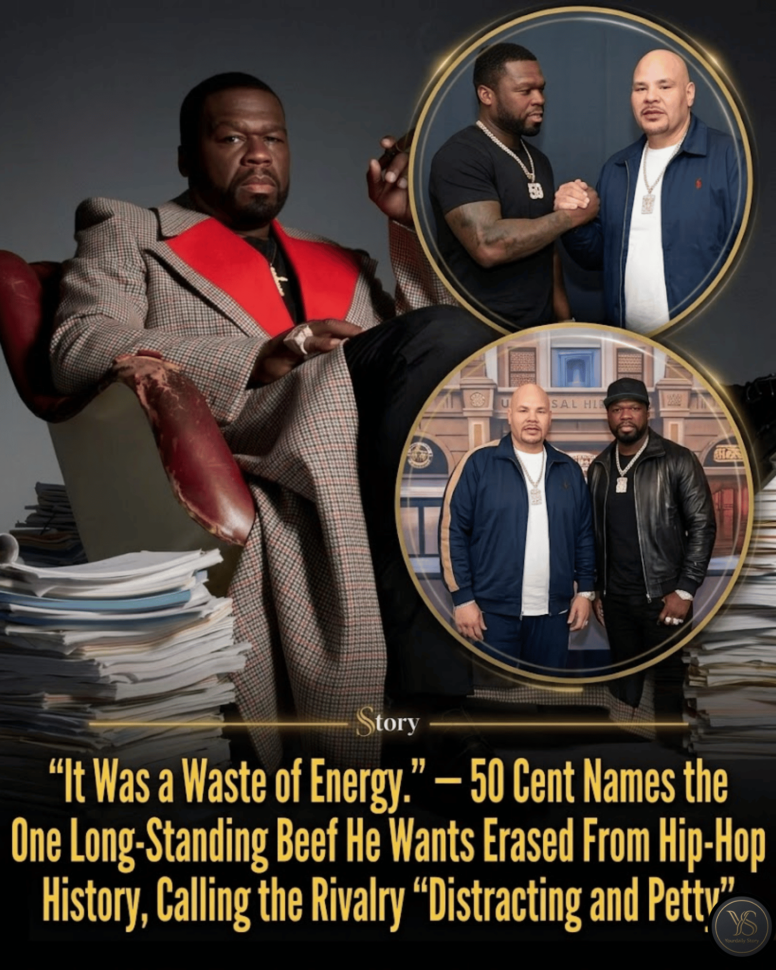 “It Was a Waste of Energy.” — 50 Cent Names the One Long-Standing Beef He Wants Erased From Hip-Hop History, Calling the Rivalry “Distracting and Petty”