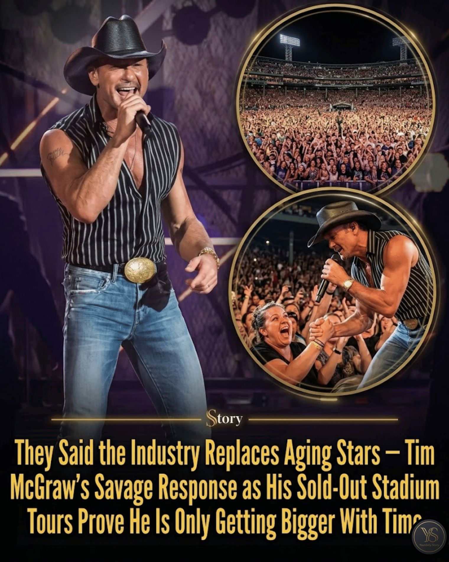 They Said the Industry Replaces Aging Stars — Tim McGraw’s Savage Response as His Sold-Out Stadium Tours Prove He Is Only Getting Bigger With Time.