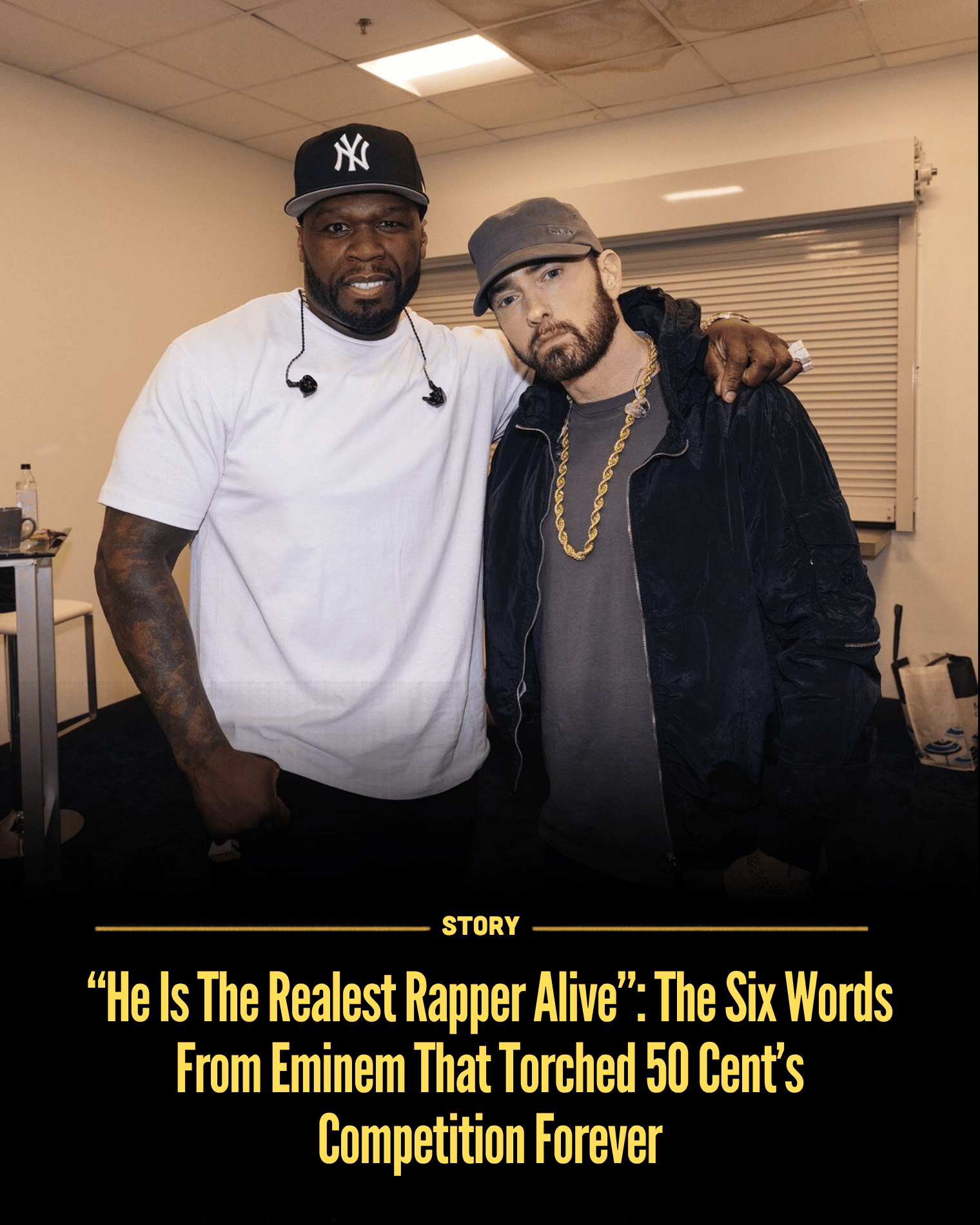 “He Is The Realest Rapper Alive”: The Six Words From Eminem That Torched 50 Cent’s Competition Forever