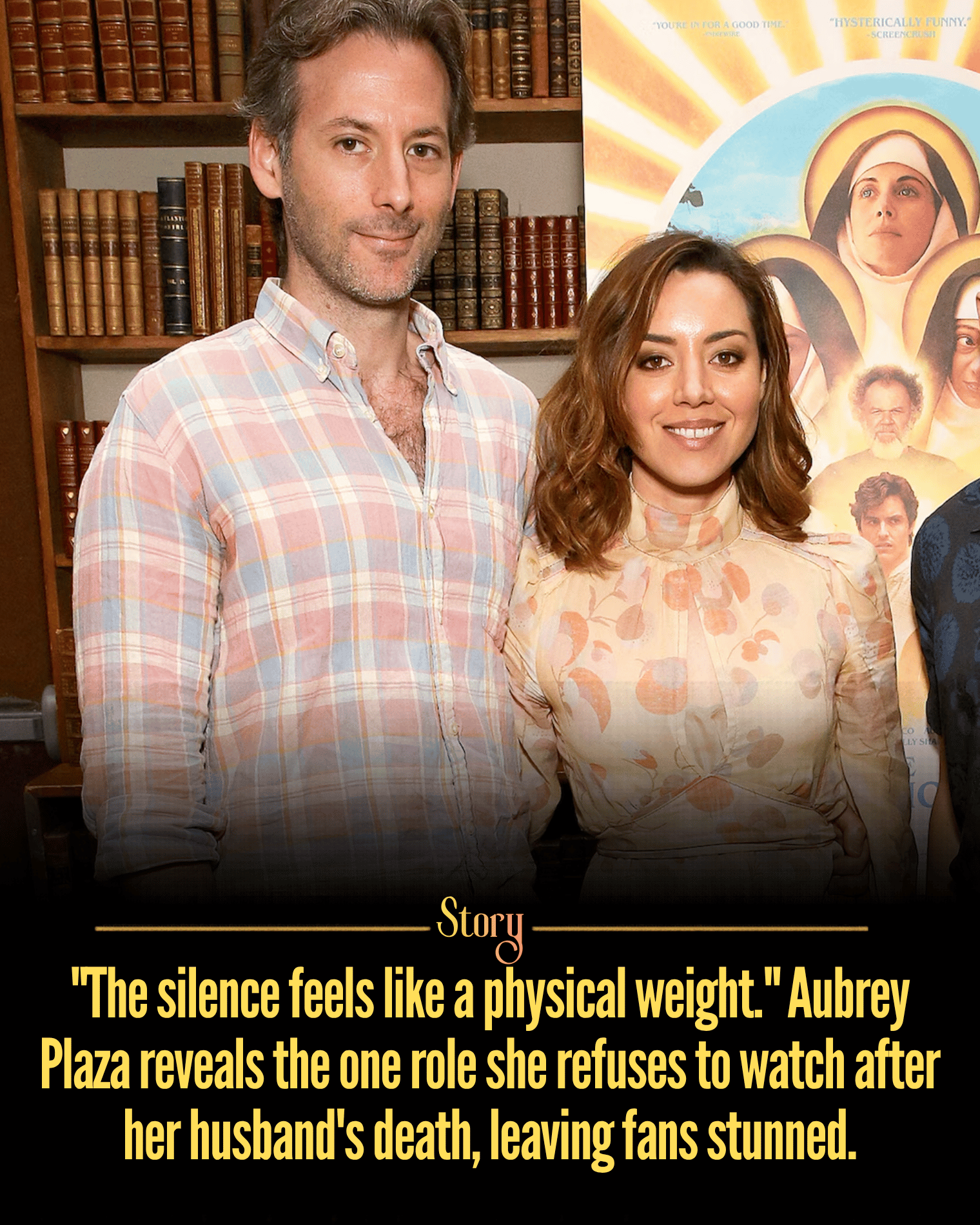“The silence feels like a physical weight.” Aubrey Plaza reveals the one role she refuses to watch after her husband’s death, leaving fans stunned.