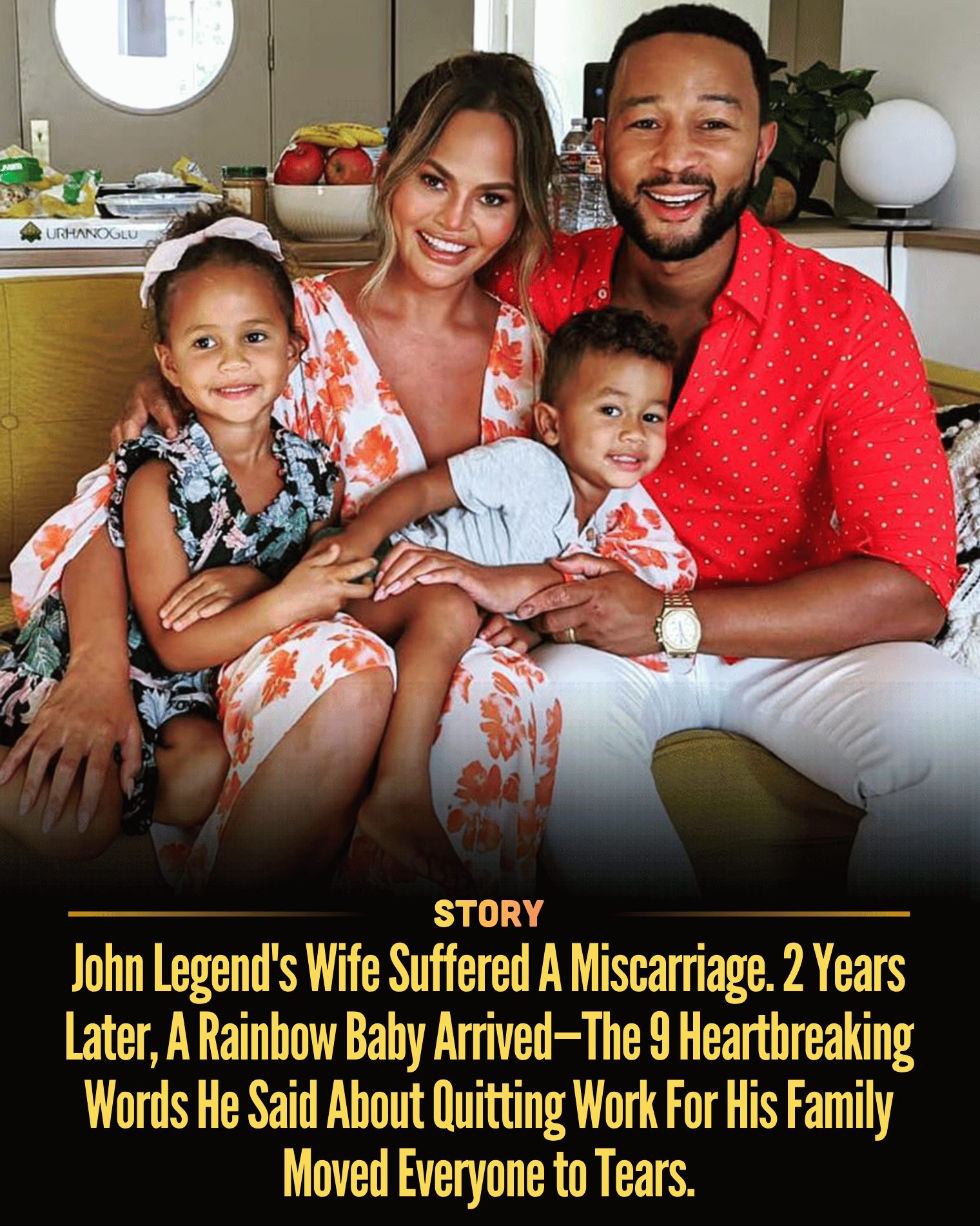 John Legend’s Wife Suffered A Miscarriage. 2 Years Later, A Rainbow Baby Arrived—The 9 Heartbreaking Words He Said About Quitting Work For His Family Moved Everyone to Tears.