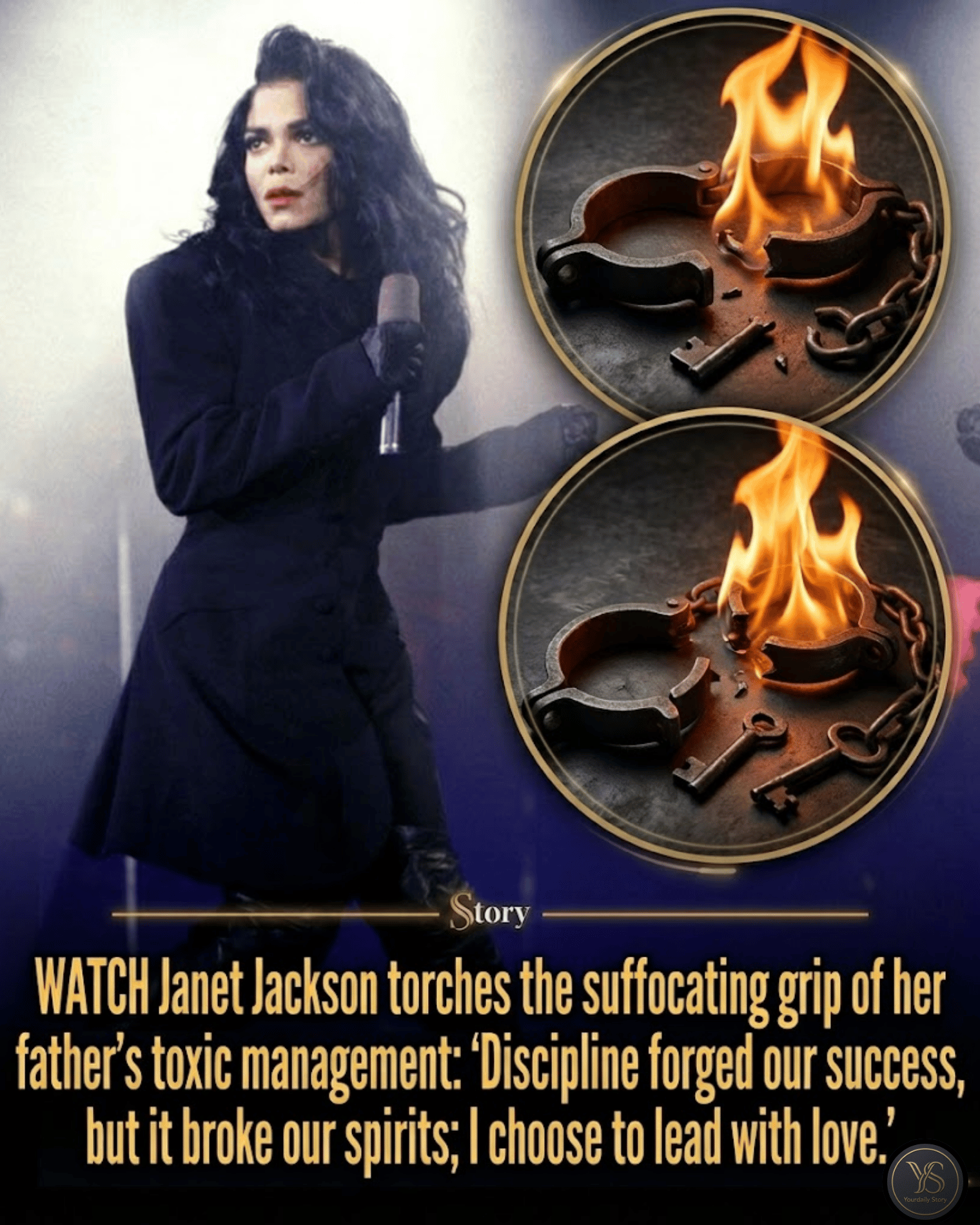 Janet Jackson torches the suffocating grip of her father’s toxic management: “Discipline forged our success, but it broke our spirits; I choose to lead with love.”