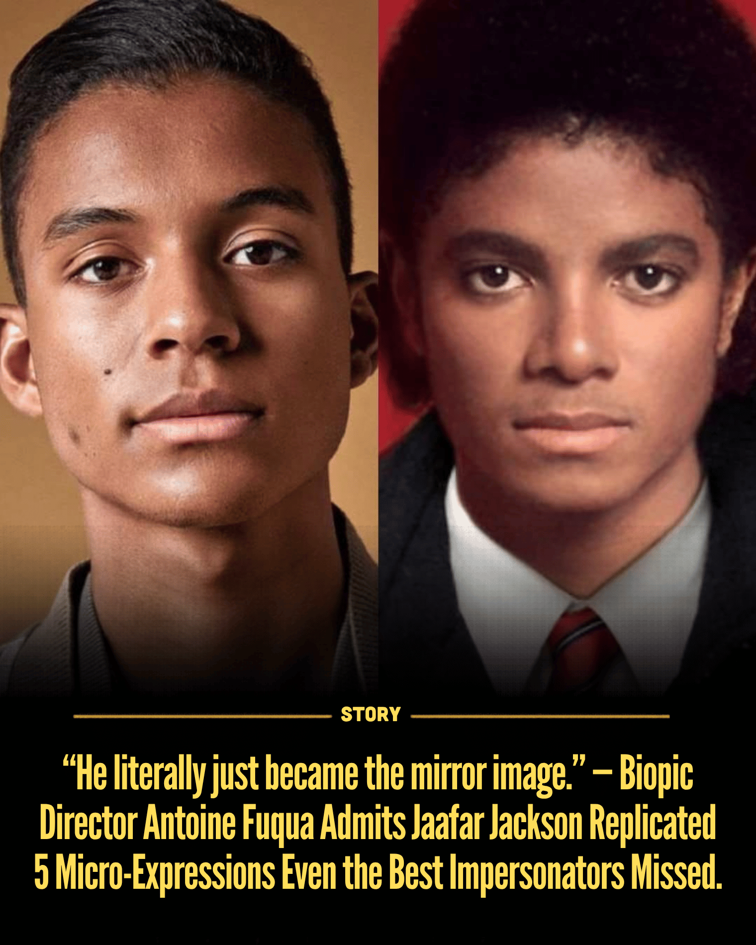 “He literally just became the mirror image.” — Biopic Director Antoine Fuqua Admits Jaafar Jackson Replicated 5 Micro-Expressions Even the Best Impersonators Missed.