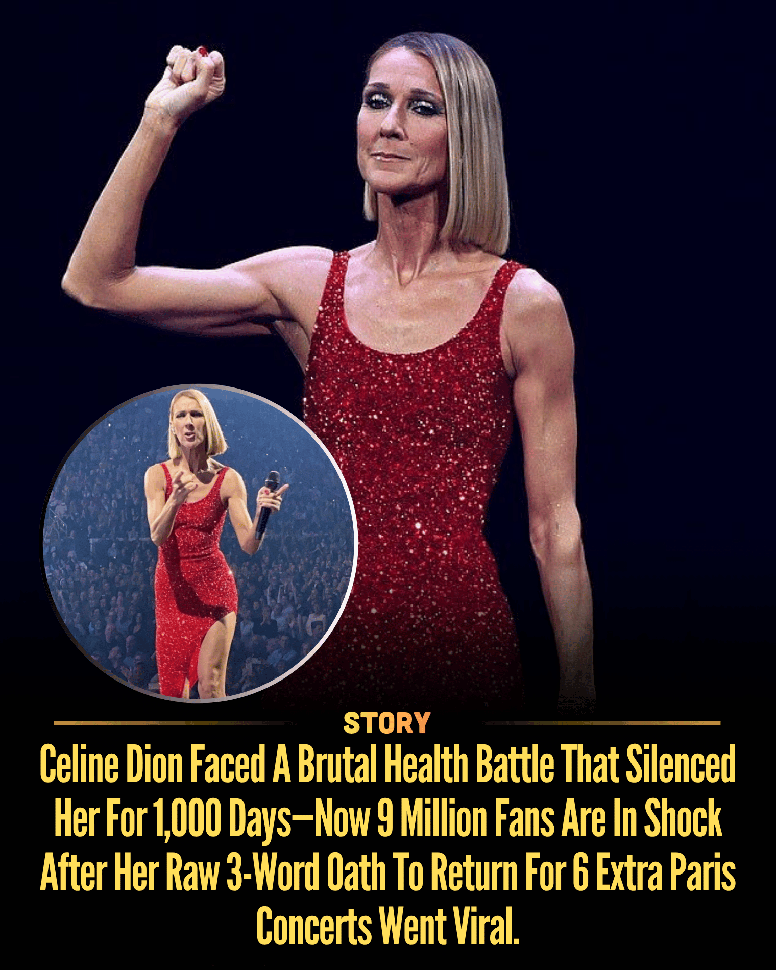 Celine Dion Faced A Brutal Health Battle That Silenced Her For 1,000 Days—Now 9 Million Fans Are In Shock After Her Raw 3-Word Oath To Return For 6 Extra Paris Concerts Went Viral.