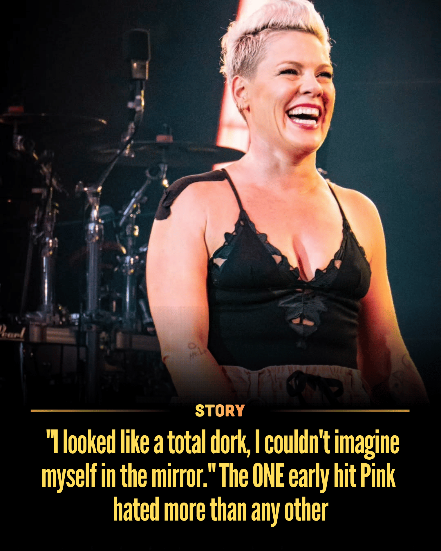 “I looked like a total dork, I couldn’t imagine myself in the mirror.” The ONE early hit Pink hated more than any other