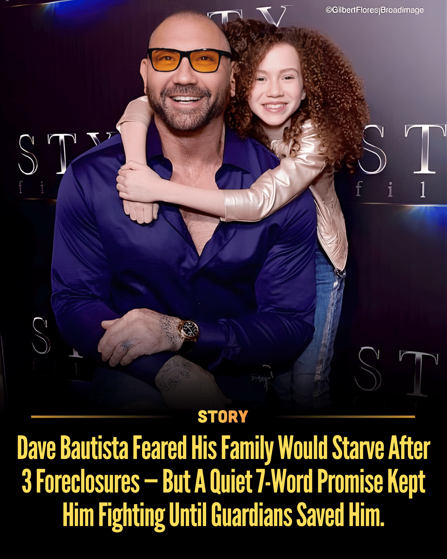 Dave Bautista Feared His Family Would Starve After 3 Foreclosures — But A Quiet 7-Word Promise Kept Him Fighting Until Guardians Saved Him.