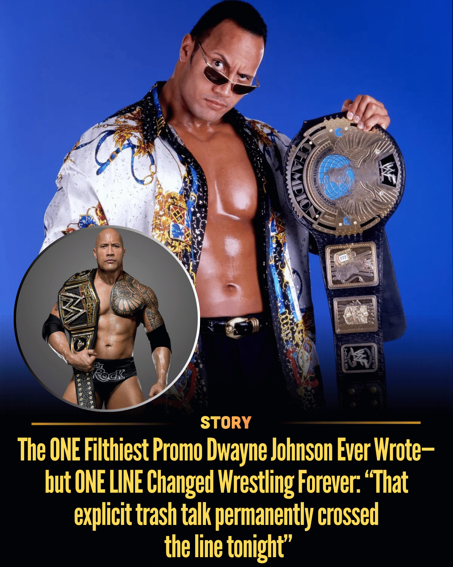 The ONE Filthiest Promo Dwayne Johnson Ever Wrote—but ONE LINE Changed Wrestling Forever: “That explicit trash talk permanently crossed the line tonight”