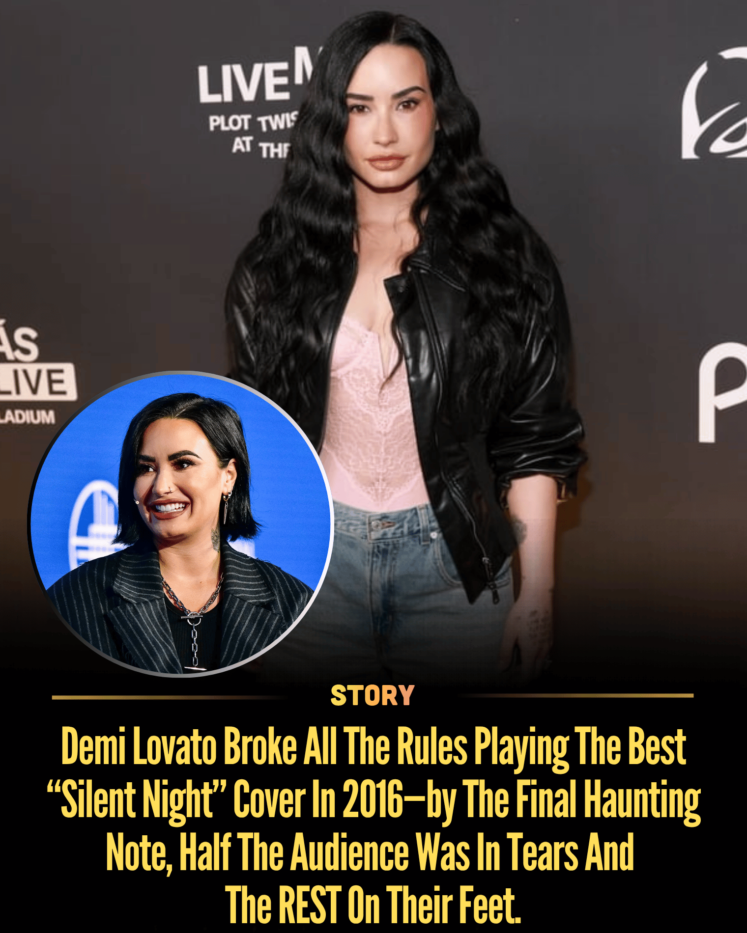 Demi Lovato Broke All The Rules Playing The Best “Silent Night” Cover In 2016—by The Final Haunting Note, Half The Audience Was In Tears And The REST On Their Feet.