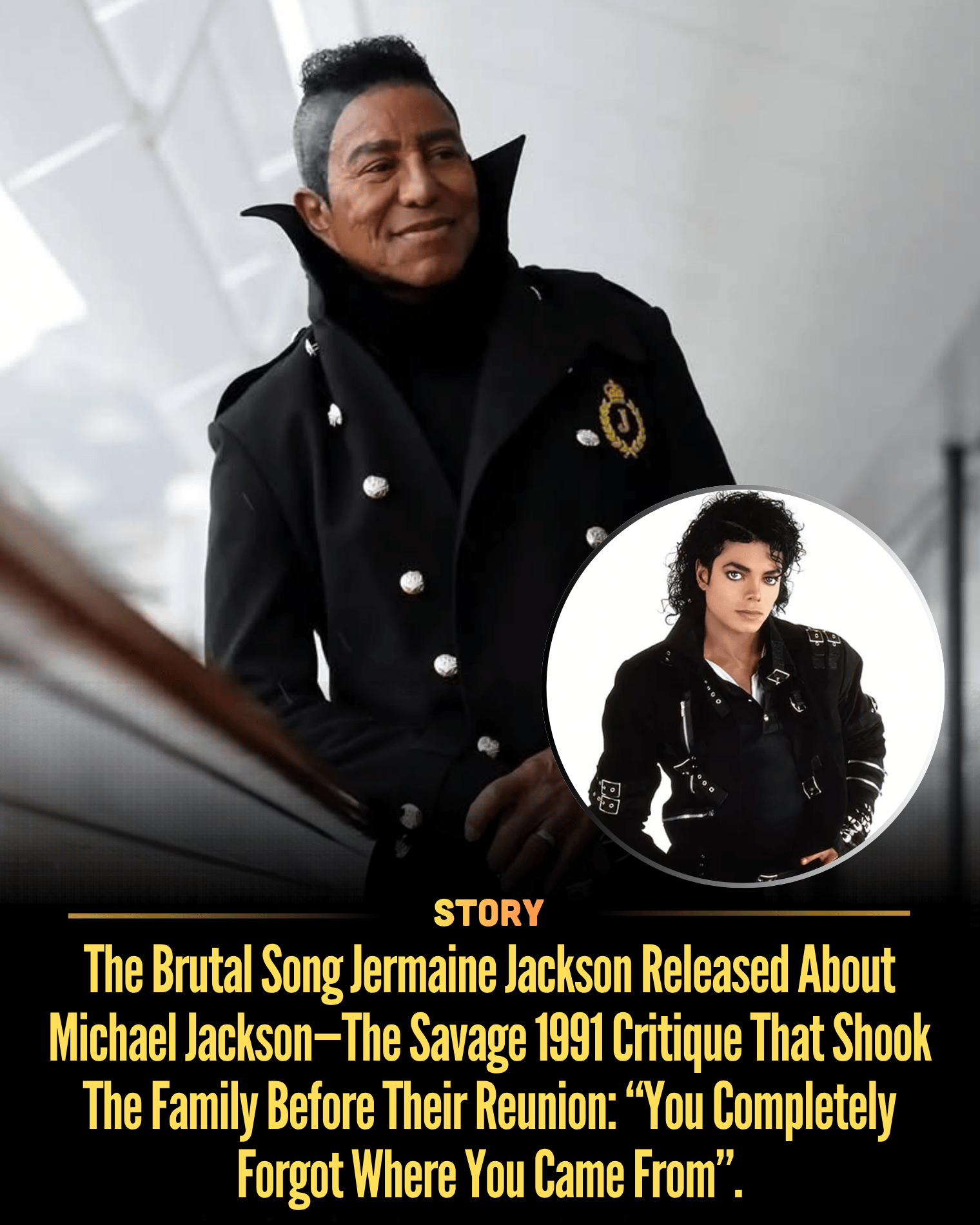 The Brutal Song Jermaine Jackson Released About Michael Jackson—The Savage 1991 Critique That Shook The Family Before Their Reunion: “You Completely Forgot Where You Came From”.
