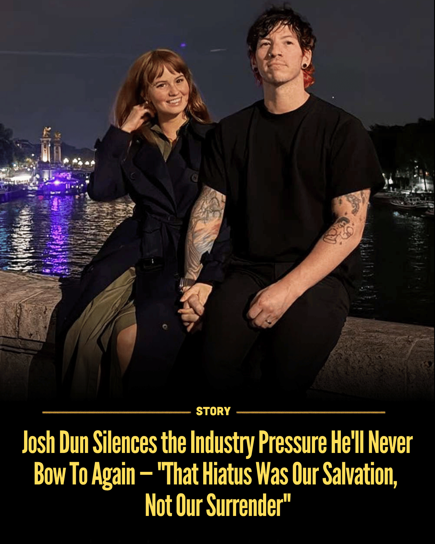 Josh Dun Silences the Industry Pressure He’ll Never Bow To Again — “That Hiatus Was Our Salvation, Not Our Surrender”