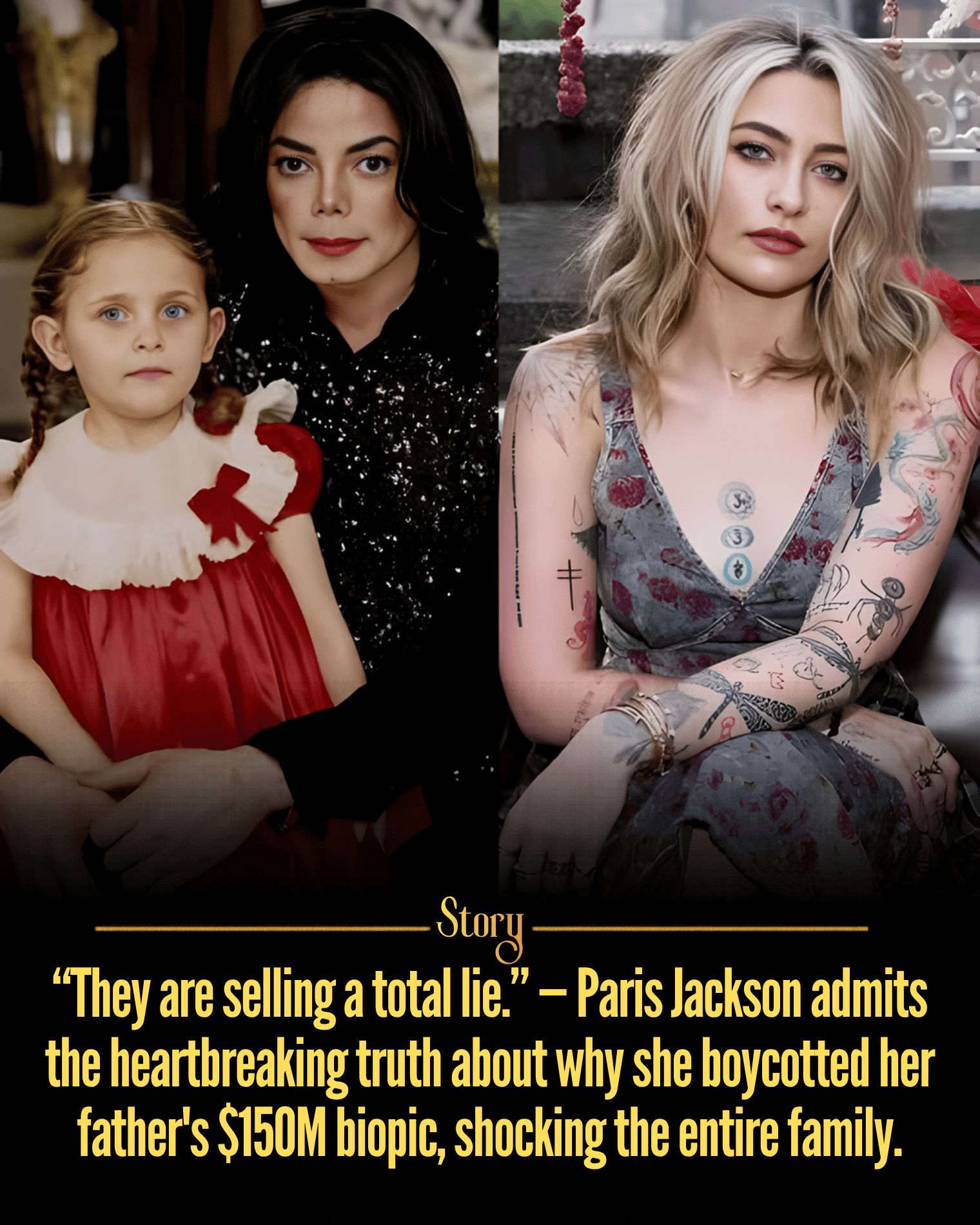 “They are selling a total lie.” — Paris Jackson admits the heartbreaking truth about why she boycotted her father’s $150M biopic, shocking the entire family.