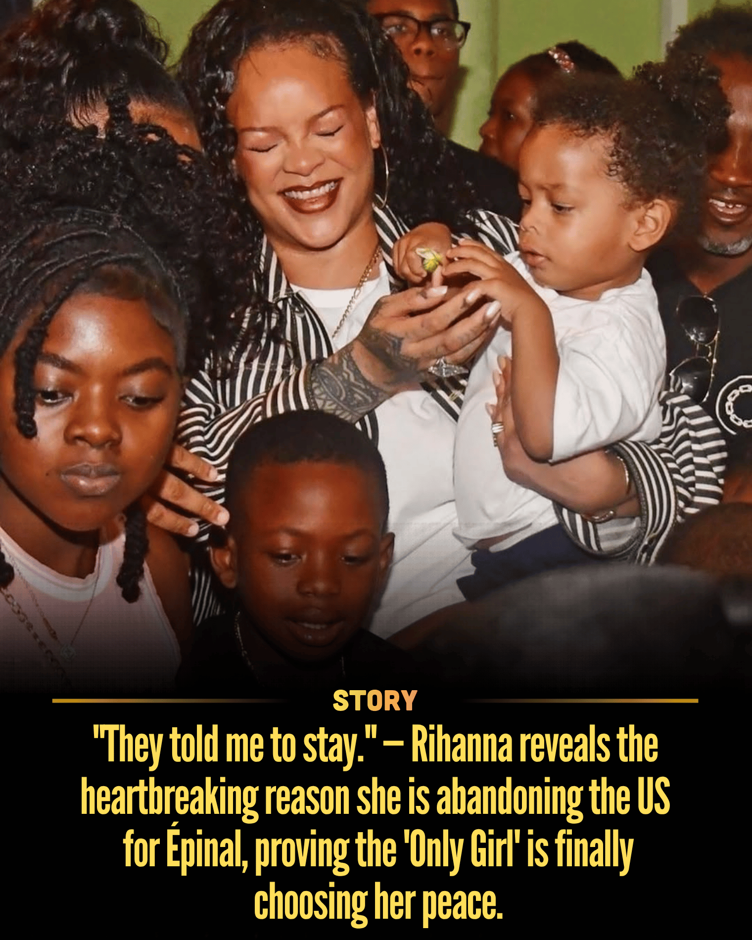 “They told me to stay.” — Rihanna reveals the heartbreaking reason she is abandoning the US for Épinal, proving the ‘Only Girl’ is finally choosing her peace.