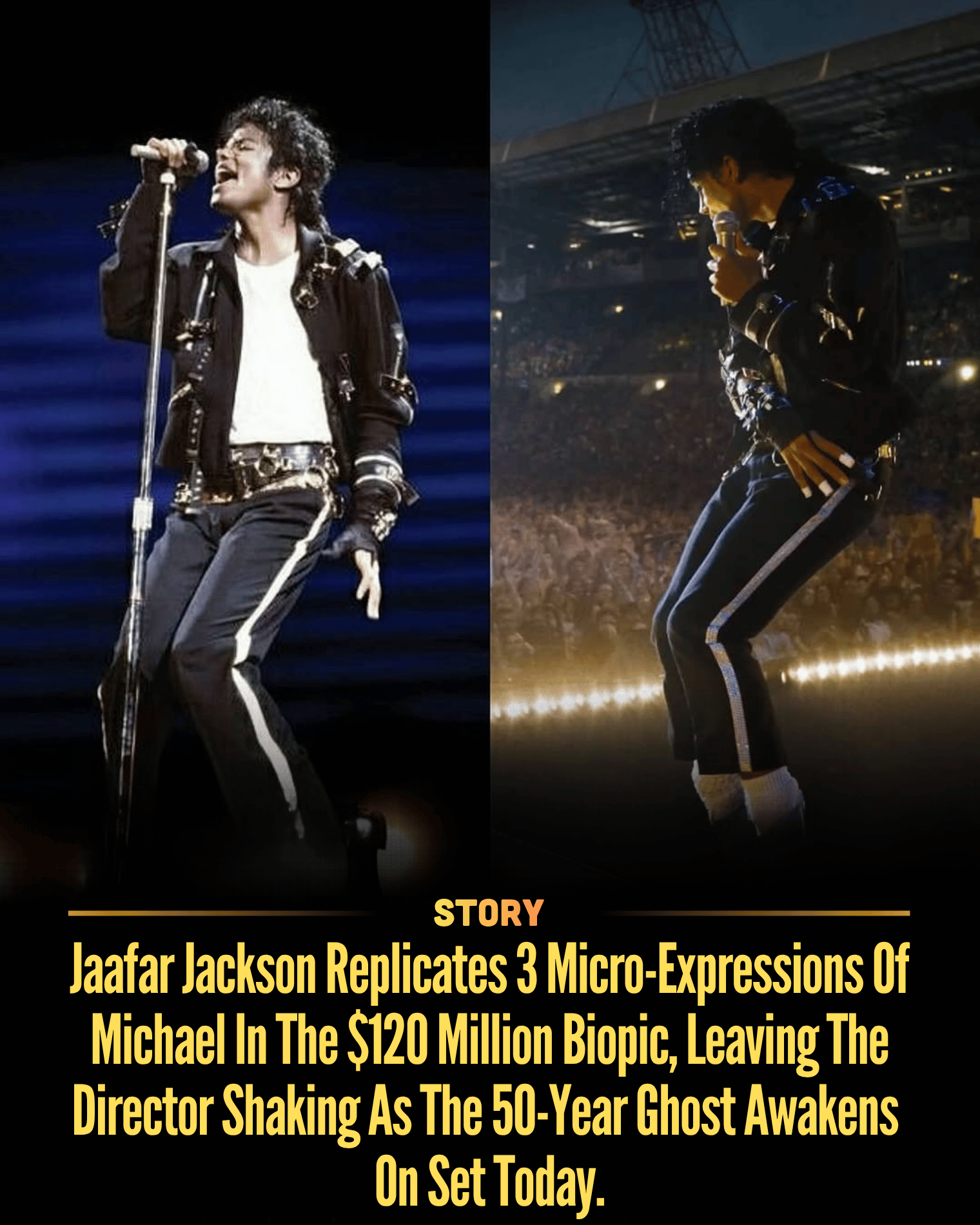 Jaafar Jackson Replicates 3 Micro-Expressions Of Michael In The $120 Million Biopic, Leaving The Director Shaking As The 50-Year Ghost Awakens On Set Today.