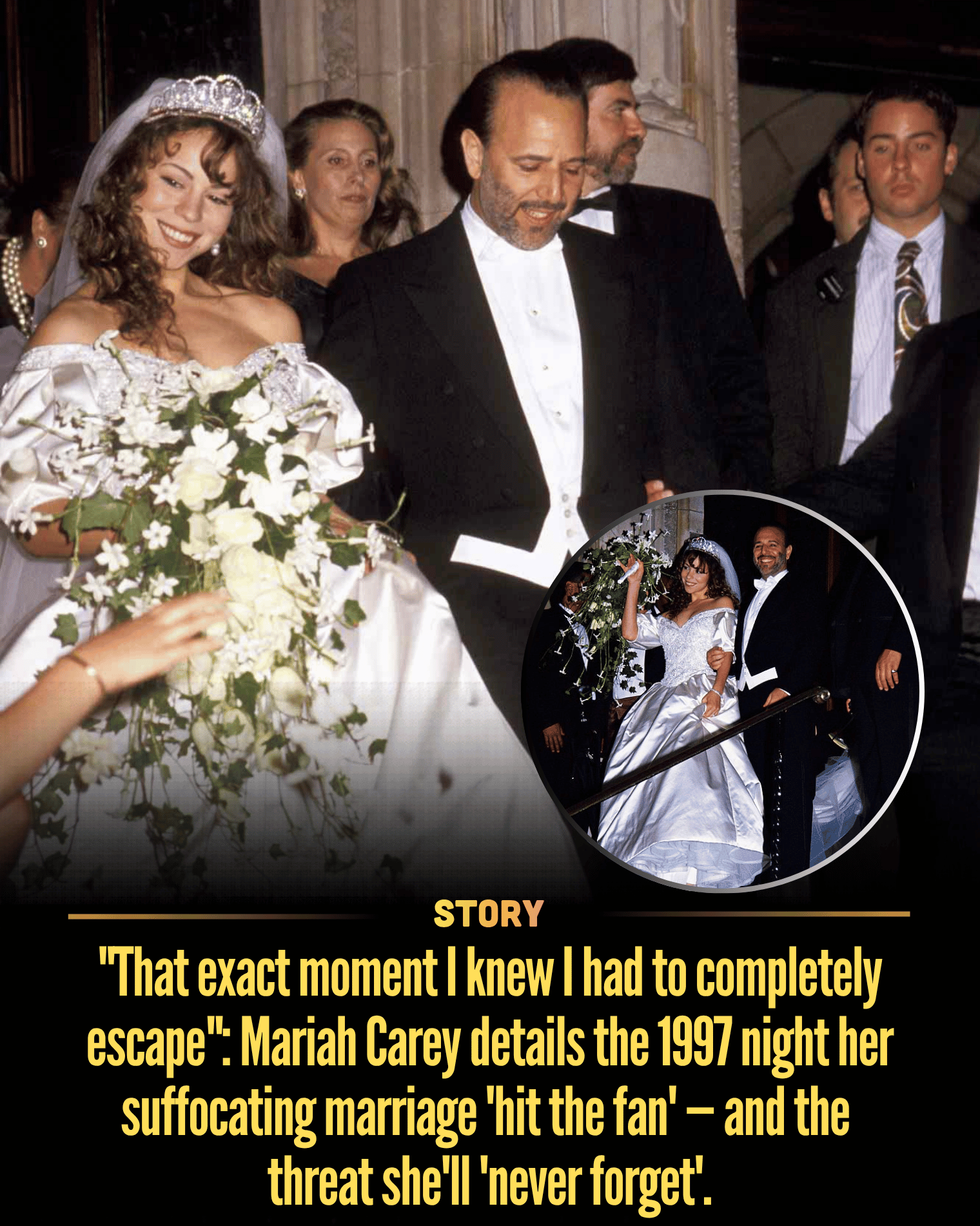 “That exact moment I knew I had to completely escape”: Mariah Carey details the 1997 night her suffocating marriage ‘hit the fan’ — and the threat she’ll ‘never forget’.