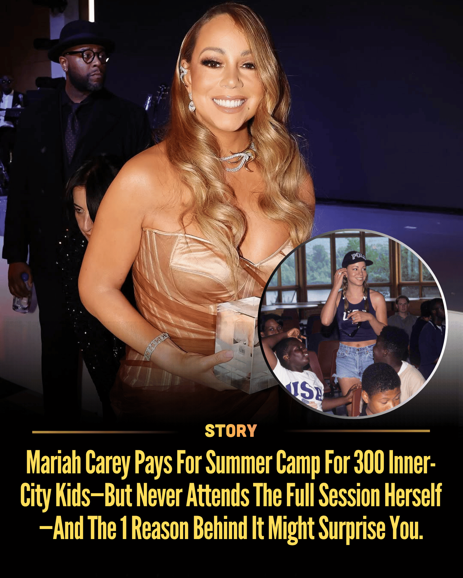 Mariah Carey Pays For Summer Camp For 300 Inner-City Kids—But Never Attends The Full Session Herself—And The 1 Reason Behind It Might Surprise You.