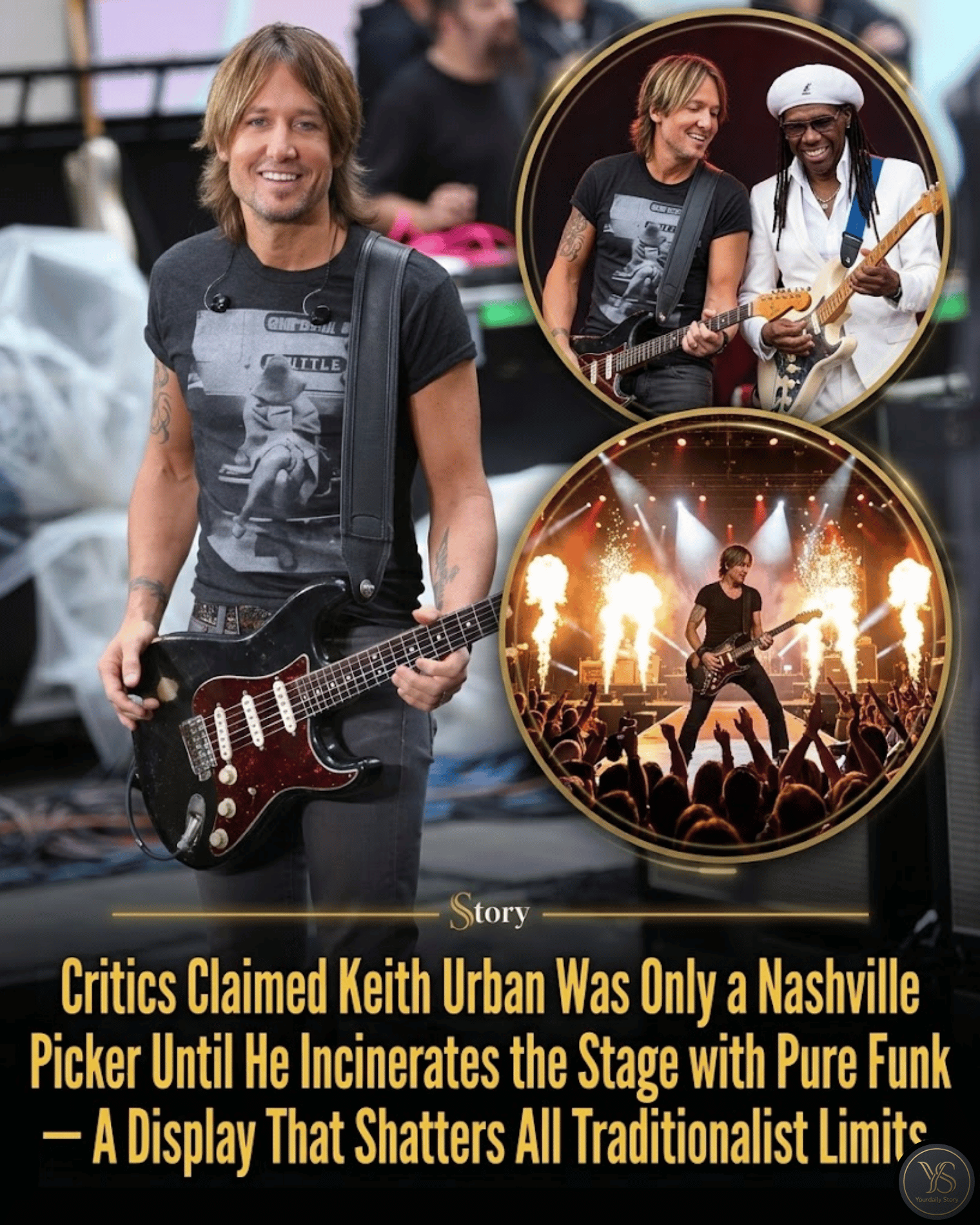 Critics Claimed Keith Urban Was Only a Nashville Picker Until He Incinerates the Stage with Pure Funk — A Display That Shatters All Traditionalist Limits.