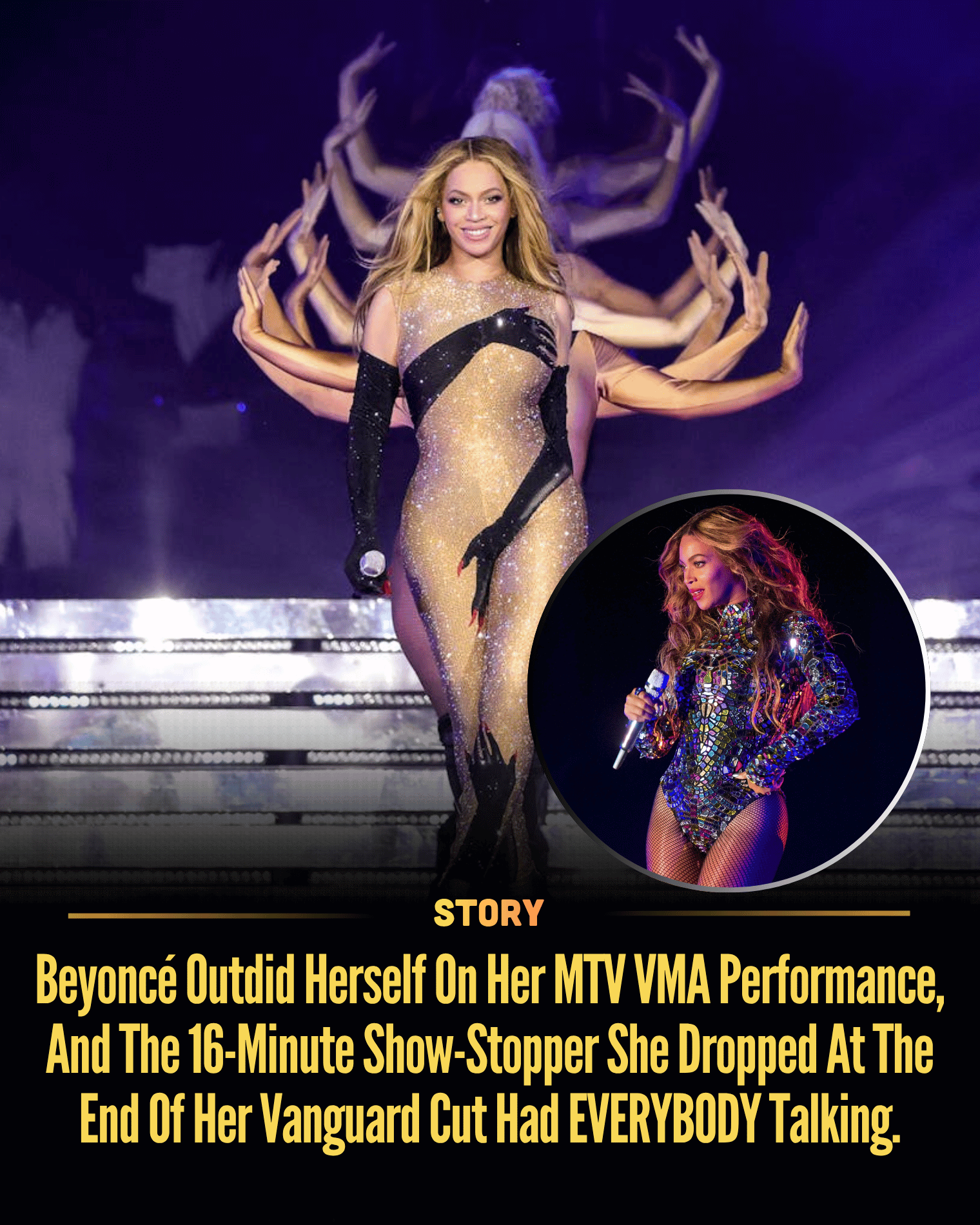 Beyoncé Outdid Herself On Her MTV VMA Performance, And The 16-Minute Show-Stopper She Dropped At The End Of Her Vanguard Cut Had EVERYBODY Talking.