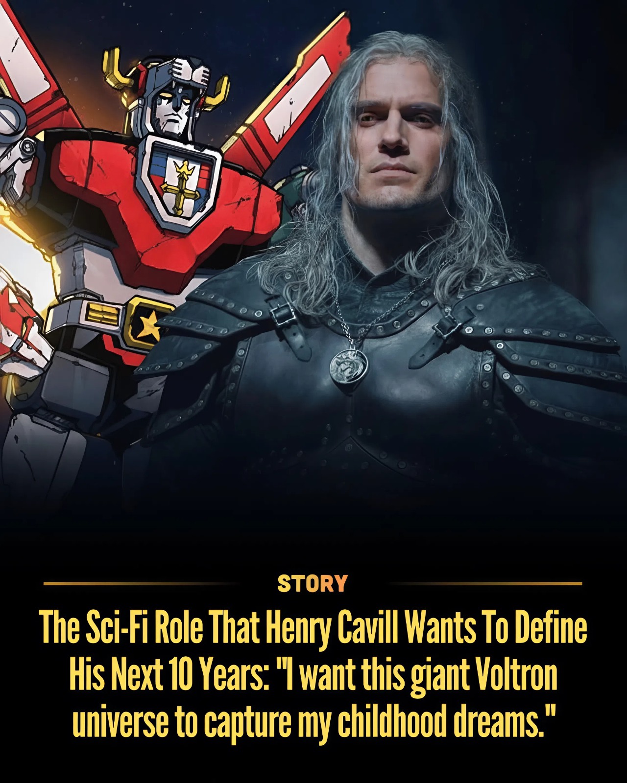 The Sci-Fi Role That Henry Cavill Wants To Define His Next 10 Years: “I want this giant Voltron universe to capture my childhood dreams.”
