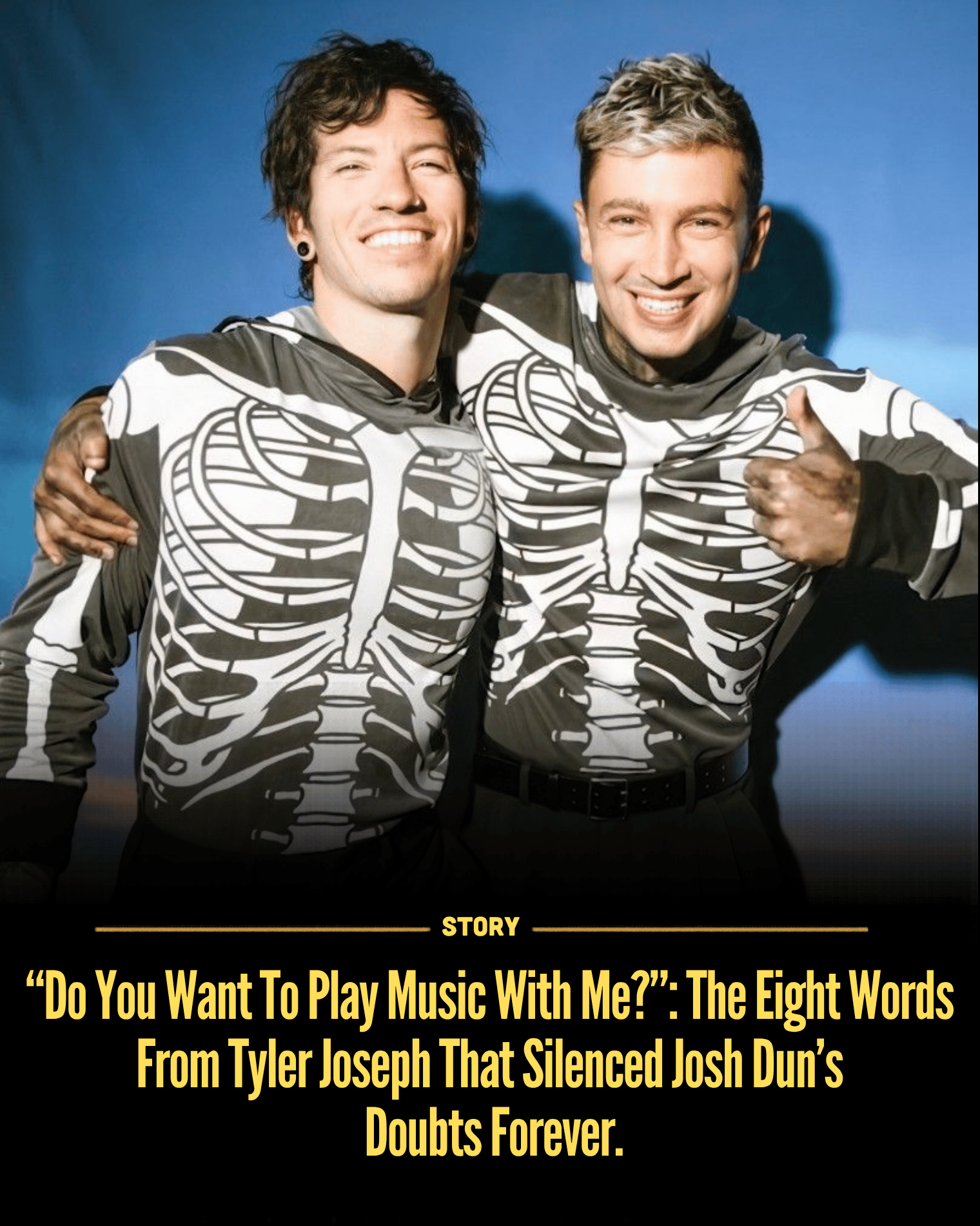 “Do You Want To Play Music With Me?”: The Eight Words From Tyler Joseph That Silenced Josh Dun’s Doubts Forever.