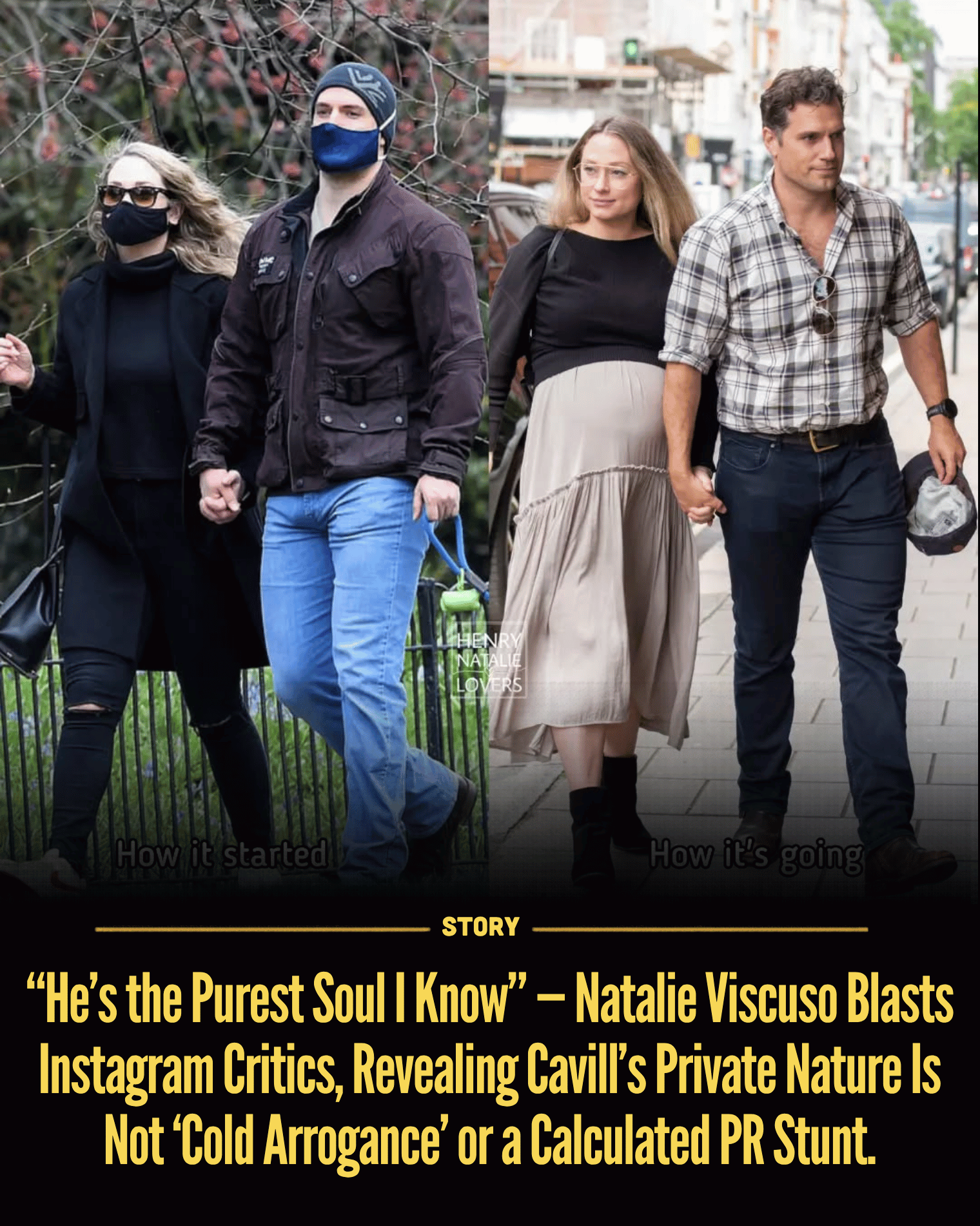 “He’s the Purest Soul I Know” — Natalie Viscuso Blasts Instagram Critics, Revealing Cavill’s Private Nature Is Not ‘Cold Arrogance’ or a Calculated PR Stunt.