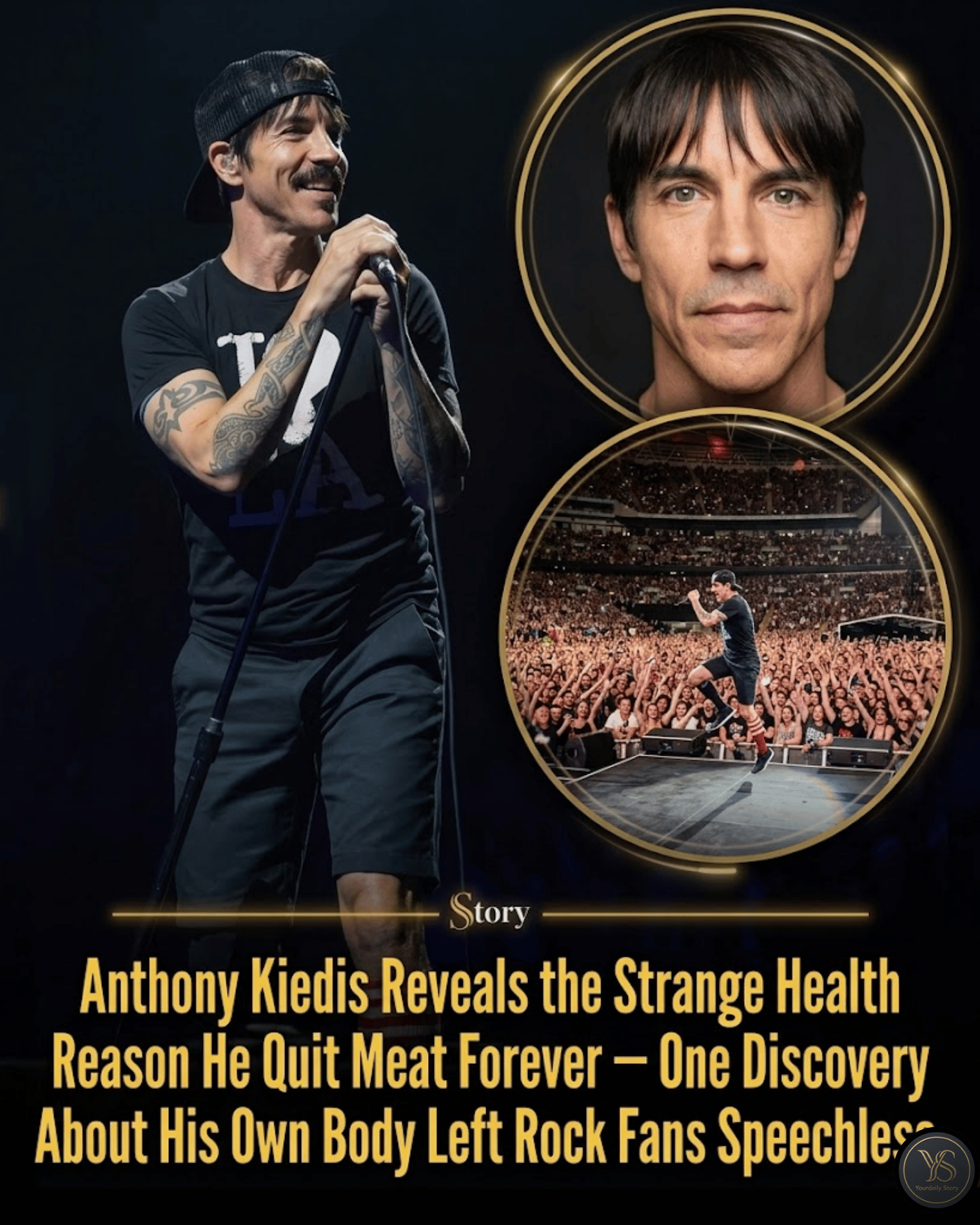 Anthony Kiedis Reveals the Strange Health Reason He Quit Meat Forever — One Discovery About His Own Body Left Rock Fans Speechless.