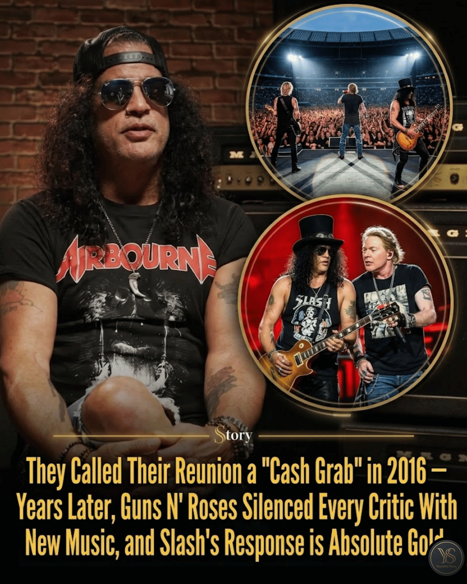 They Called Their Reunion a “Cash Grab” in 2016 — Years Later, Guns N’ Roses Silenced Every Critic With New Music, and Slash’s Response is Absolute Gold.