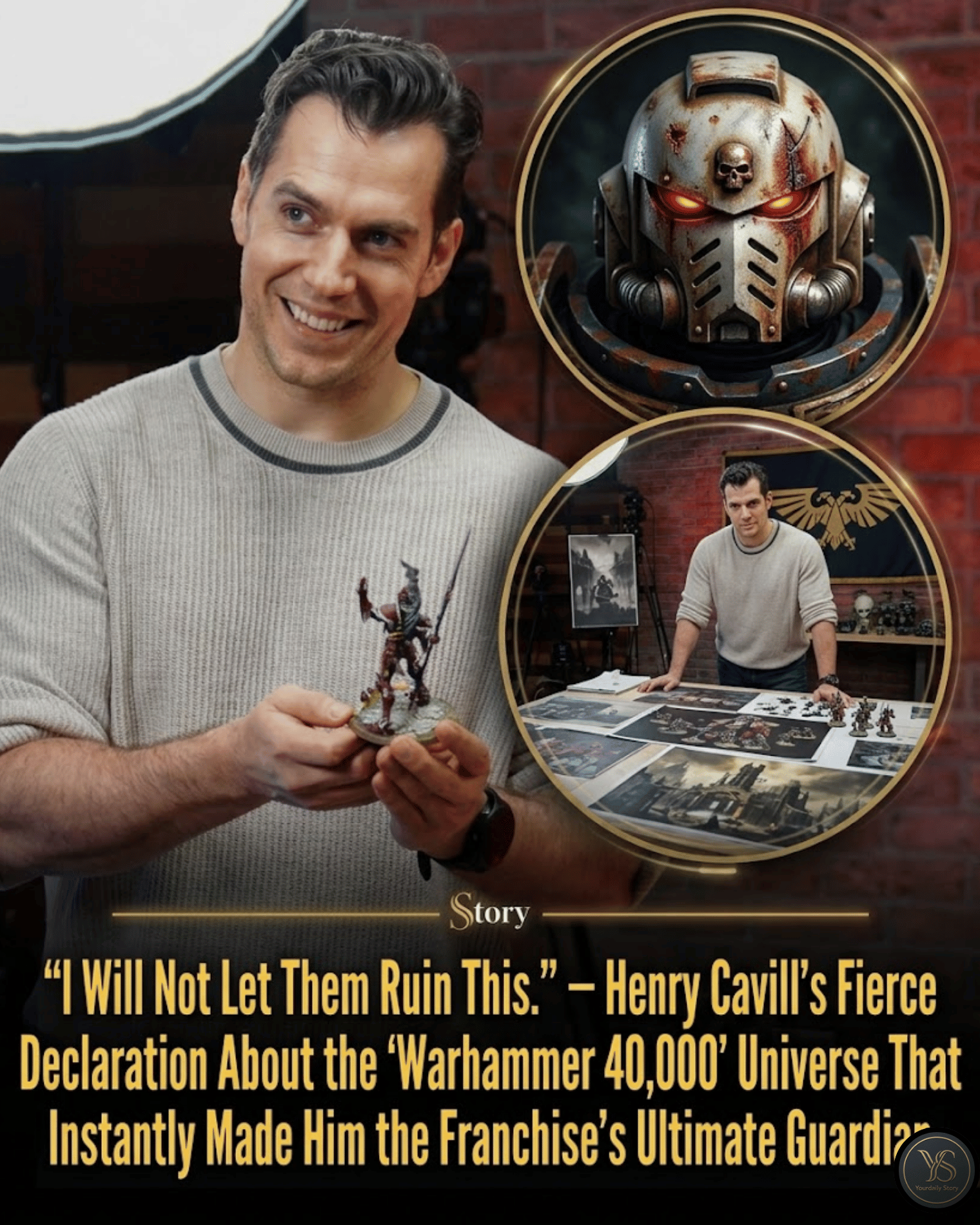 “I Will Not Let Them Ruin This.” — Henry Cavill’s Fierce Declaration About the ‘Warhammer 40,000’ Universe That Instantly Made Him the Franchise’s Ultimate Guardian.