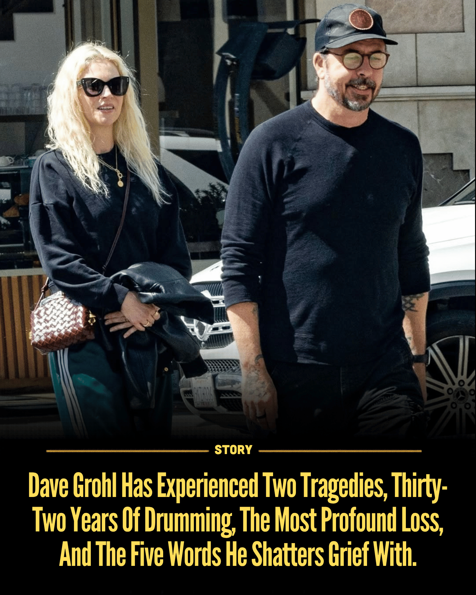 Dave Grohl Has Experienced Two Tragedies, Thirty-Two Years Of Drumming, The Most Profound Loss, And The Five Words He Shatters Grief With.