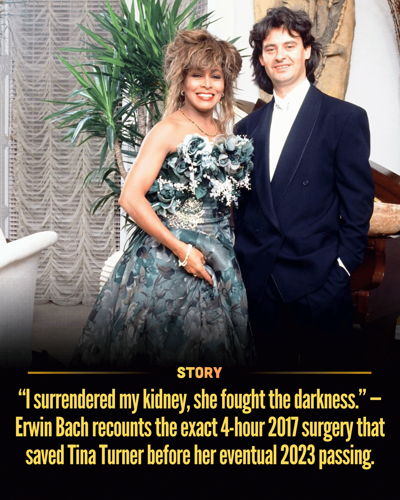 “I surrendered my kidney, she fought the darkness.” — Erwin Bach recounts the exact 4-hour 2017 surgery that saved Tina Turner before her eventual 2023 passing.